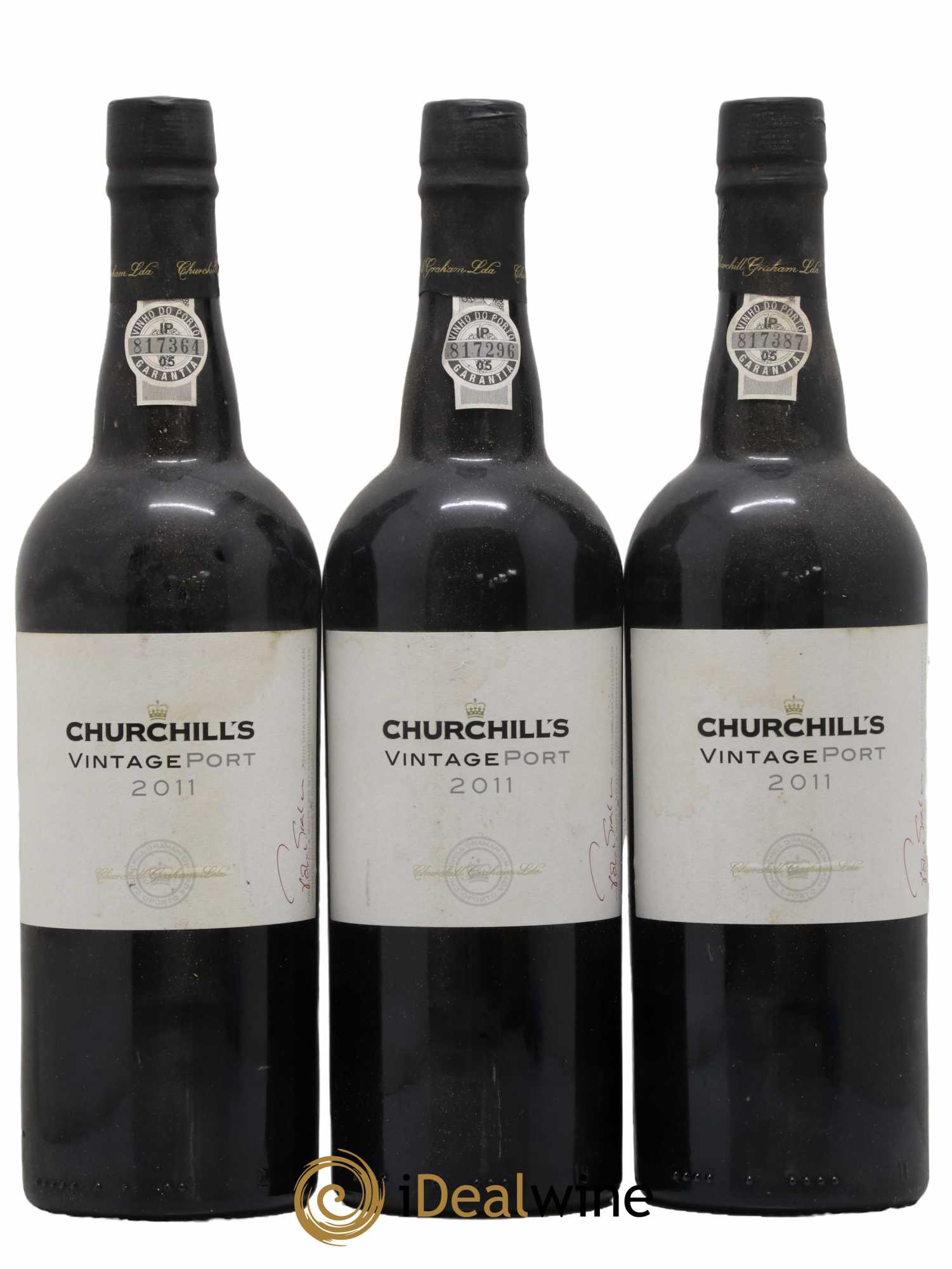 Porto Churchill's vintage 2011 - Lot de 3 bouteilles - 0