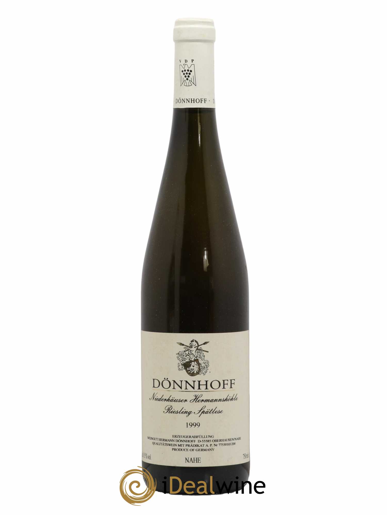 Allemagne Nahe Niederhauser Hermannshohle Riesling Spatlese Donnhoff 1999 - Lot de 1 bouteille - 0