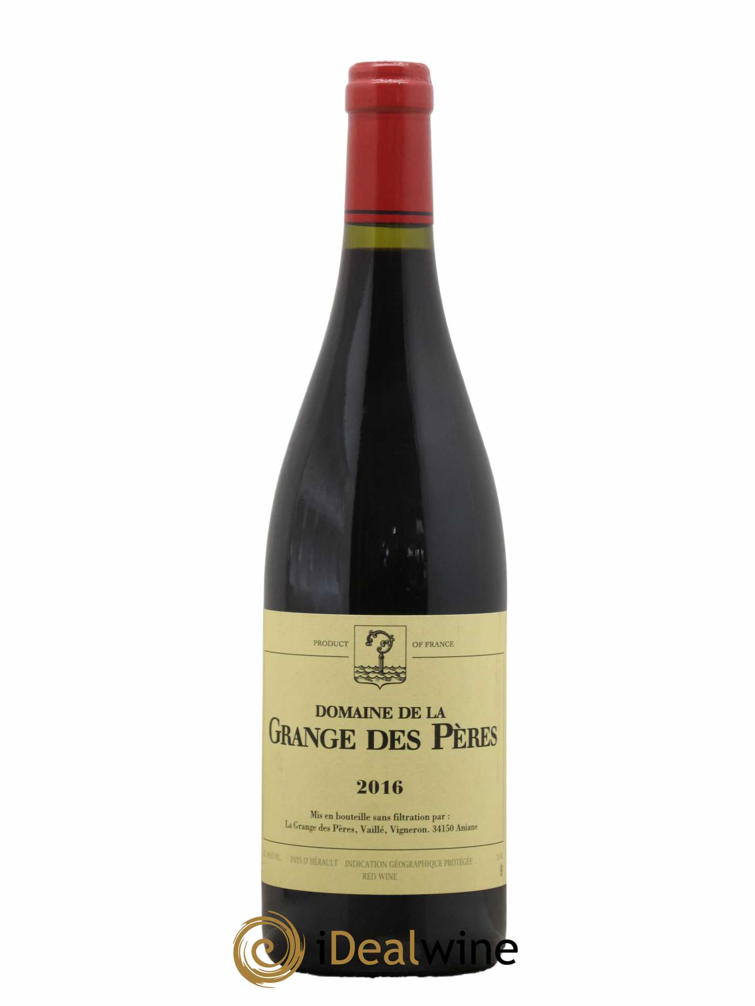 Pays d'Hérault Grange des Pères Laurent Vaillé 2016 - Lot de 1 bouteille - 0