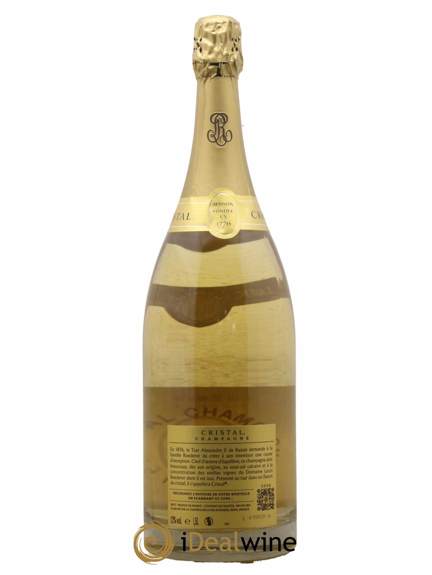 Cristal Louis Roederer 2008 - Lot de 1 magnum - 1