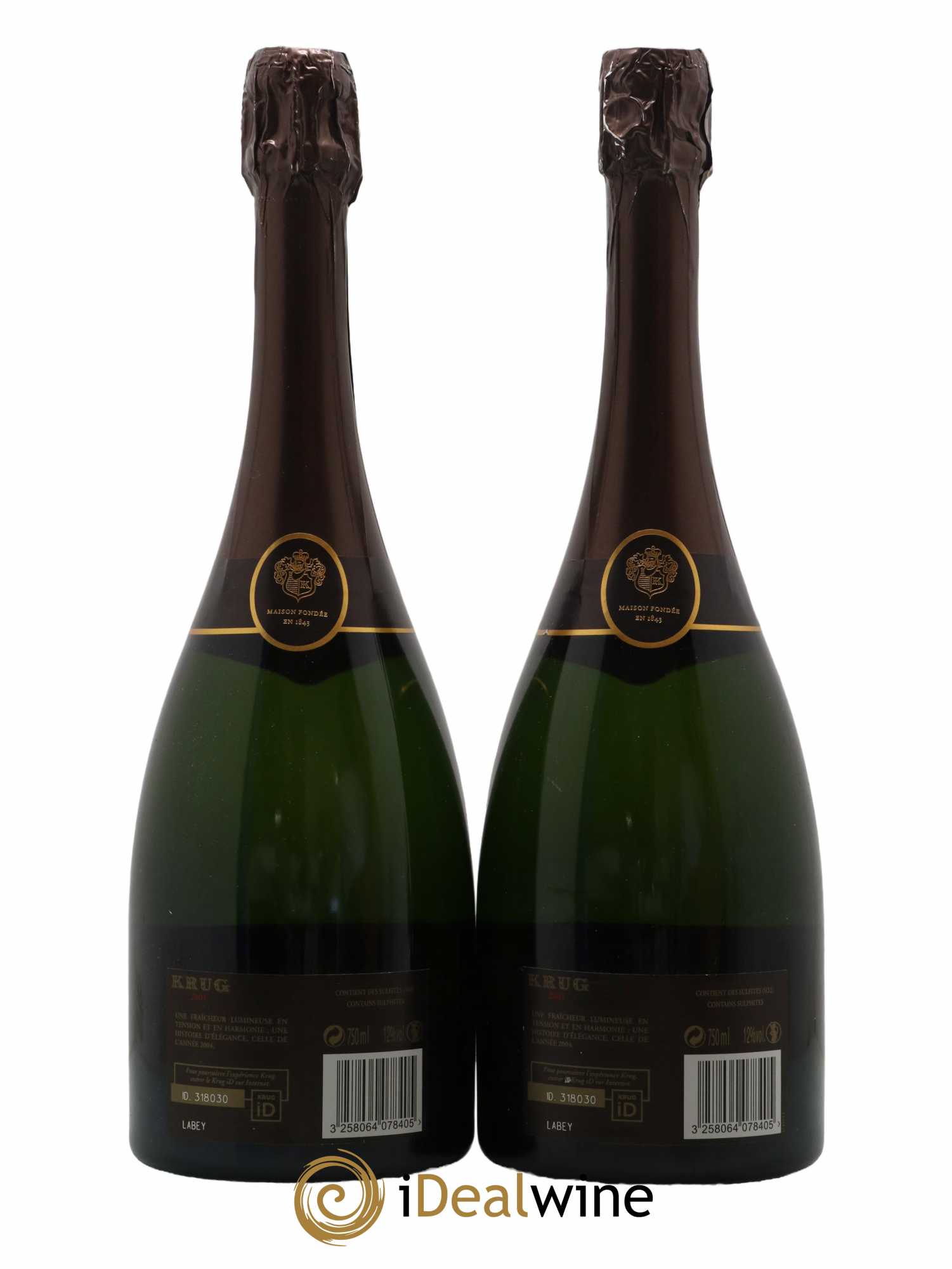 Vintage Krug 2004 - Lot of 2 bottles - 1