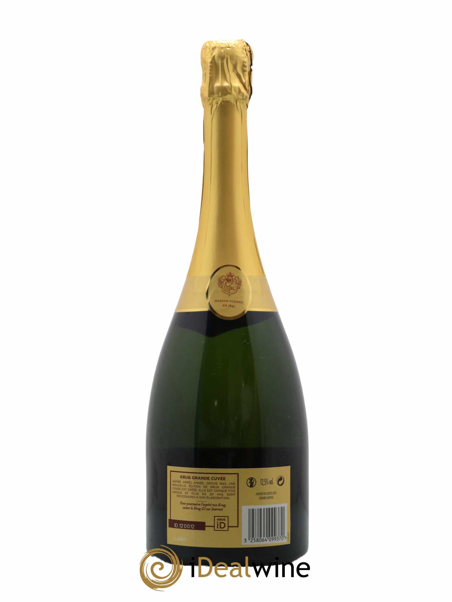 Grande Cuvée - 169ème édition Krug - Lot of 1 bottle - 1