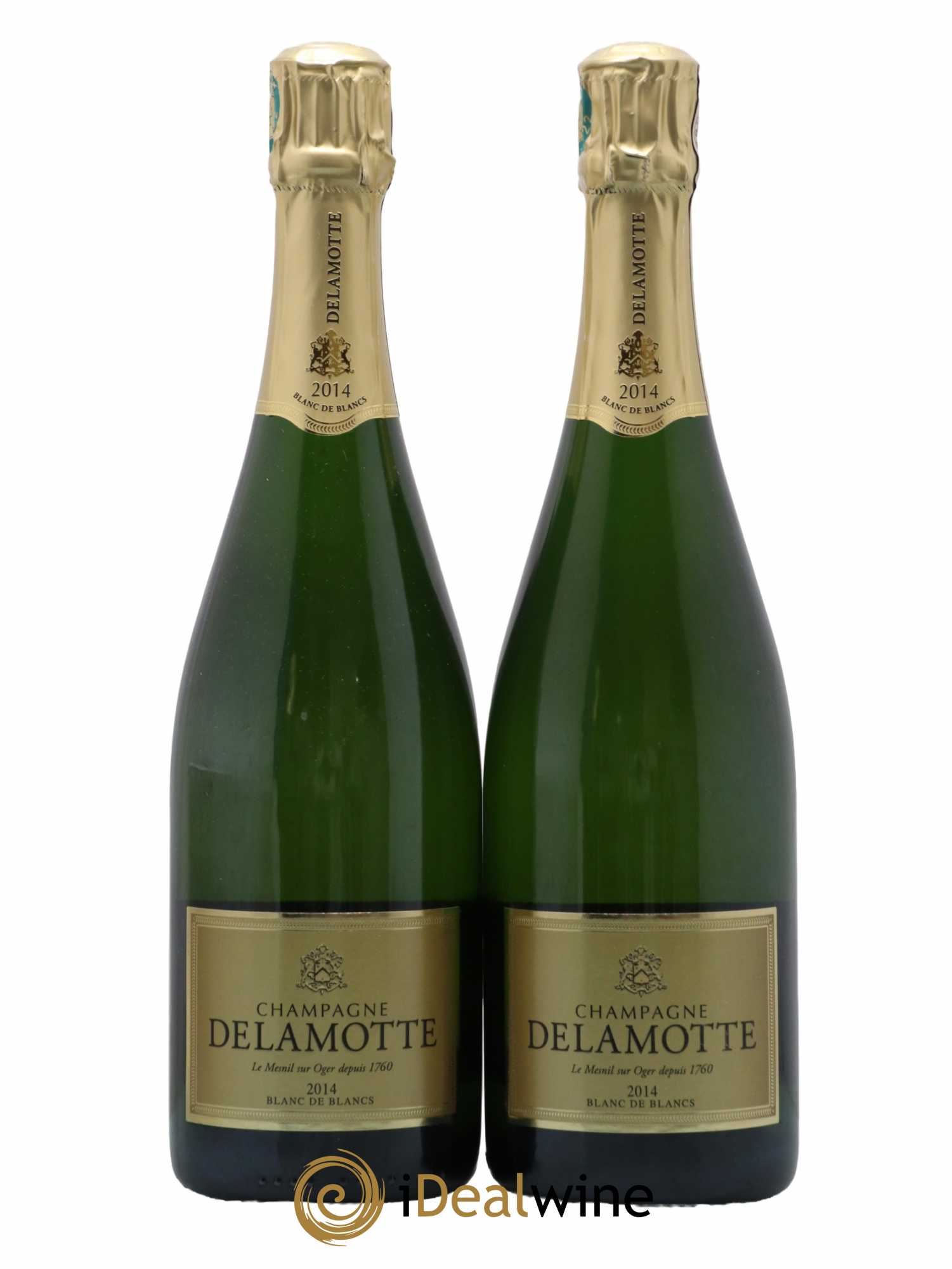 Millésimé Blanc de Blancs Brut Delamotte 2014 - Lot of 2 bottles - 0