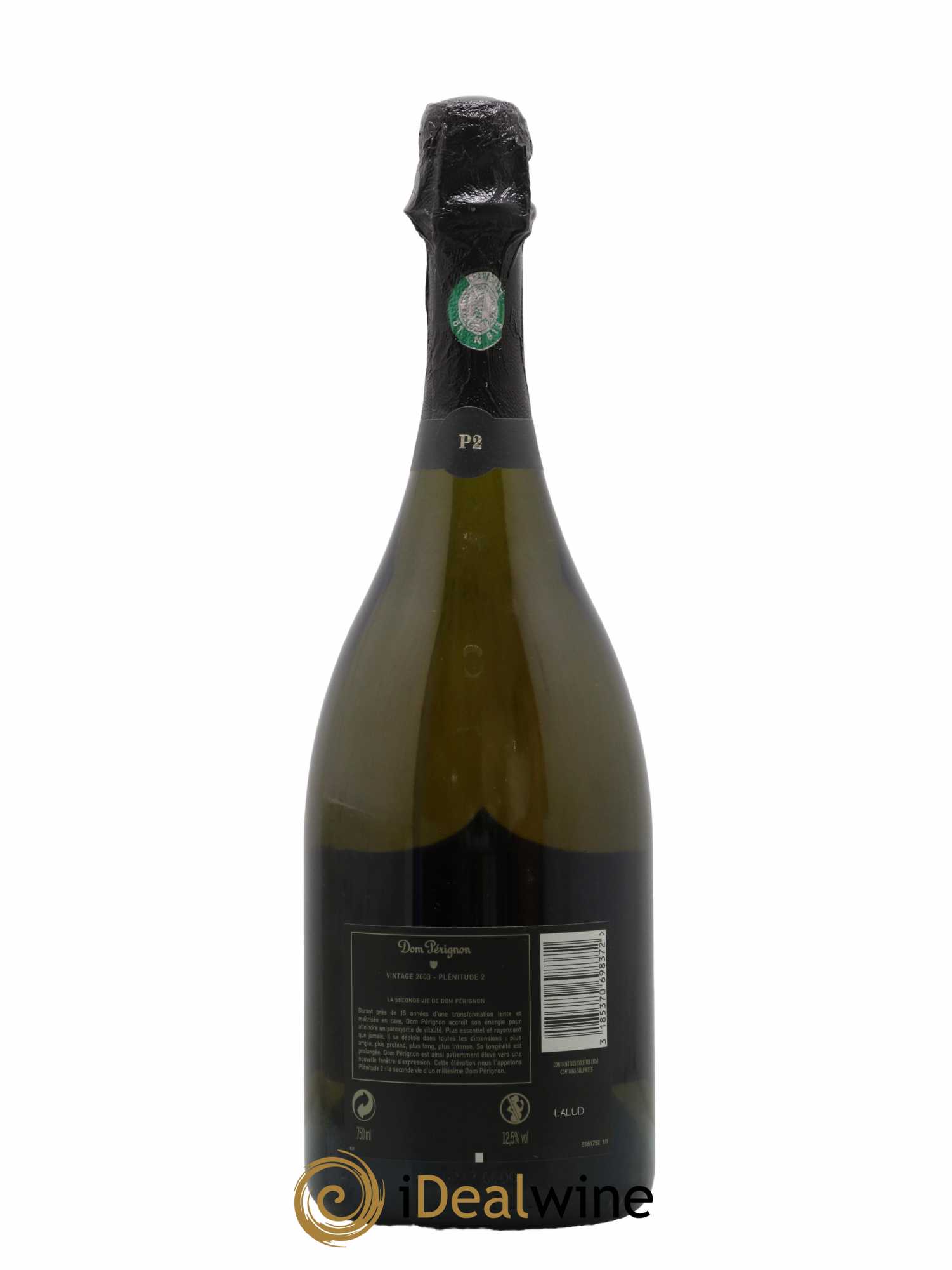2eme Plénitude (P2) Dom Pérignon 2003 - Lot of 1 bottle - 2