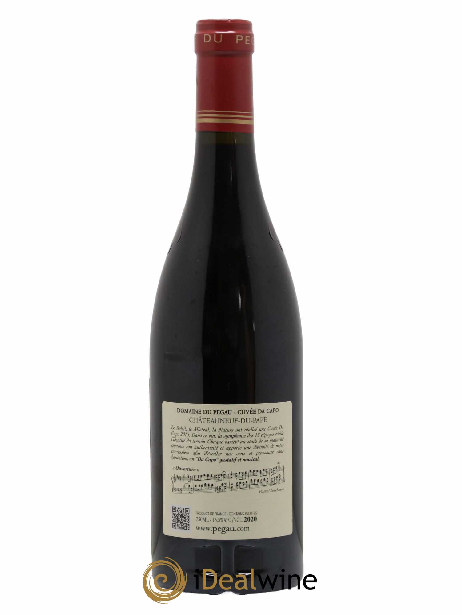 Châteauneuf-du-Pape Domaine du Pégau Cuvée Da Capo Paul et Laurence Féraud 2020 - Lot of 1 bottle - 1