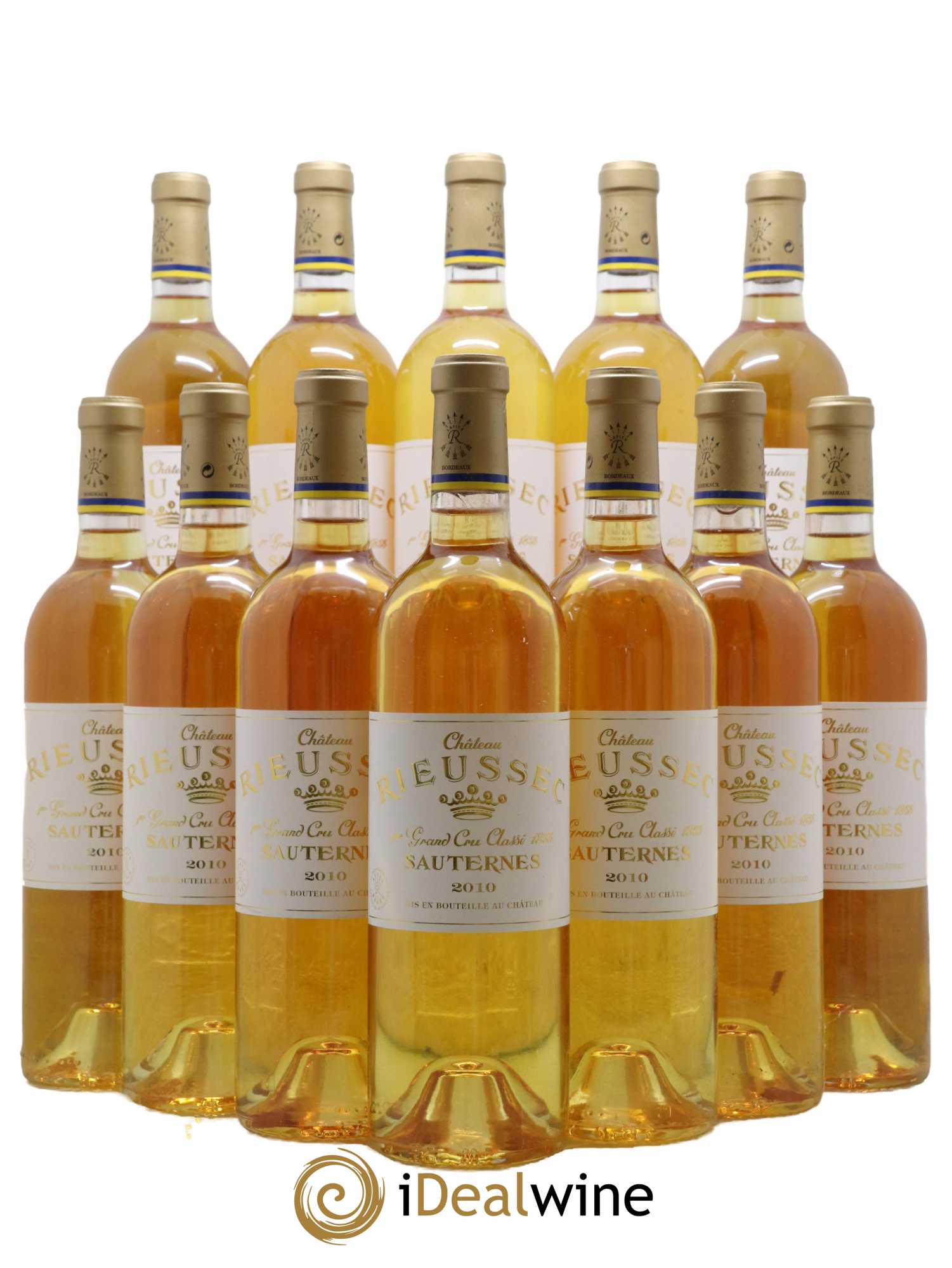 Château Rieussec 1er Grand Cru Classé 2010 - Lot de 12 bouteilles - 0