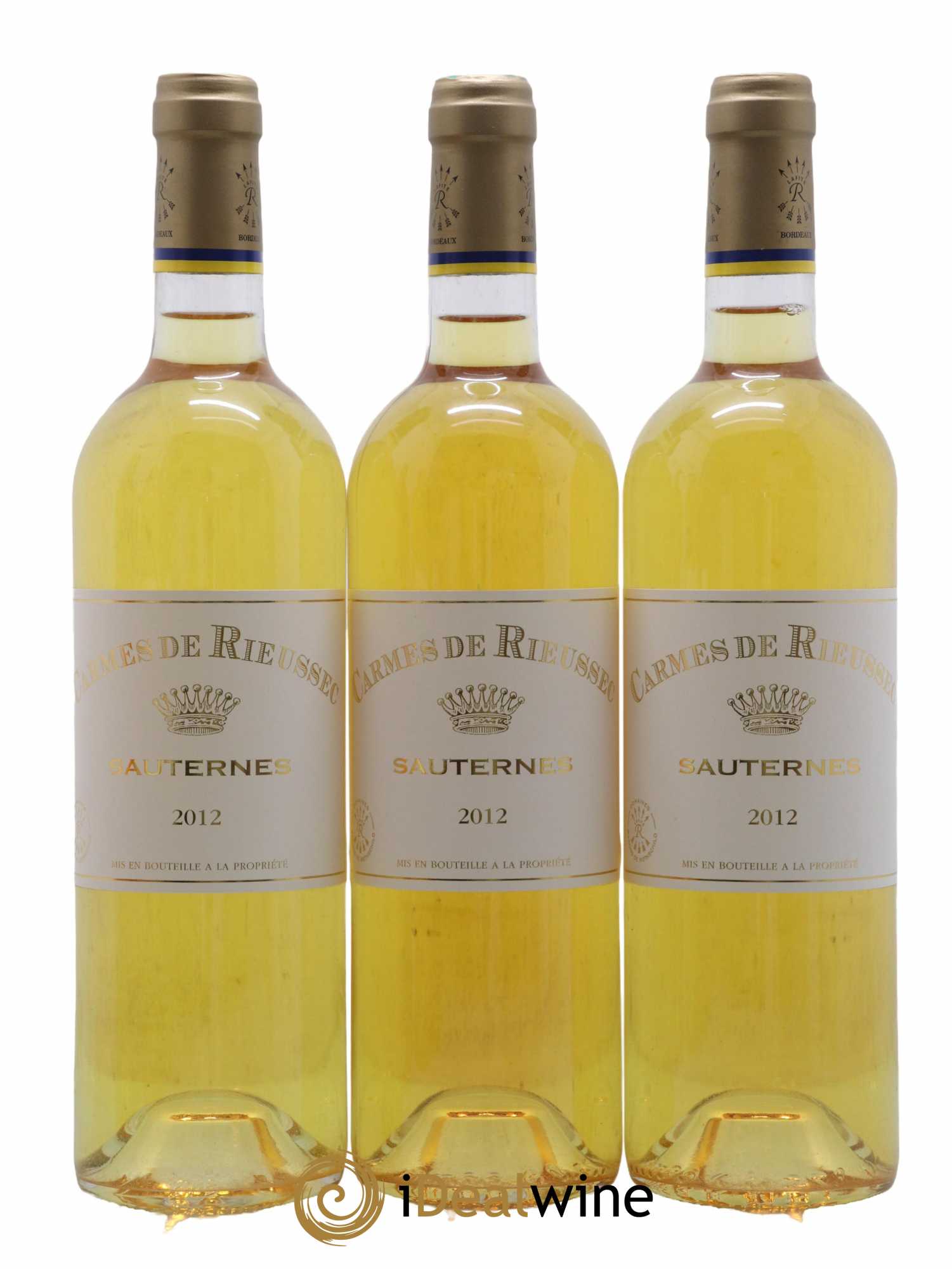 Carmes de Rieussec 2012 - Lot de 6 bouteilles - 1