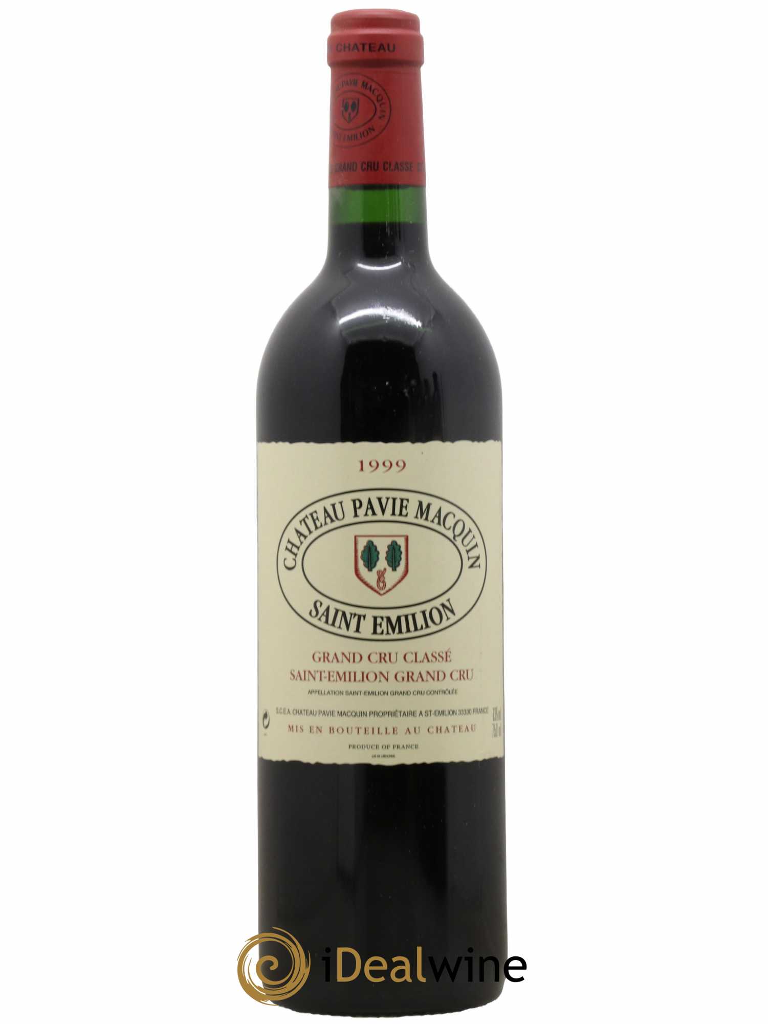Château Pavie Macquin 1er Grand Cru Classé B 1999 - Lot de 1 bouteille - 0