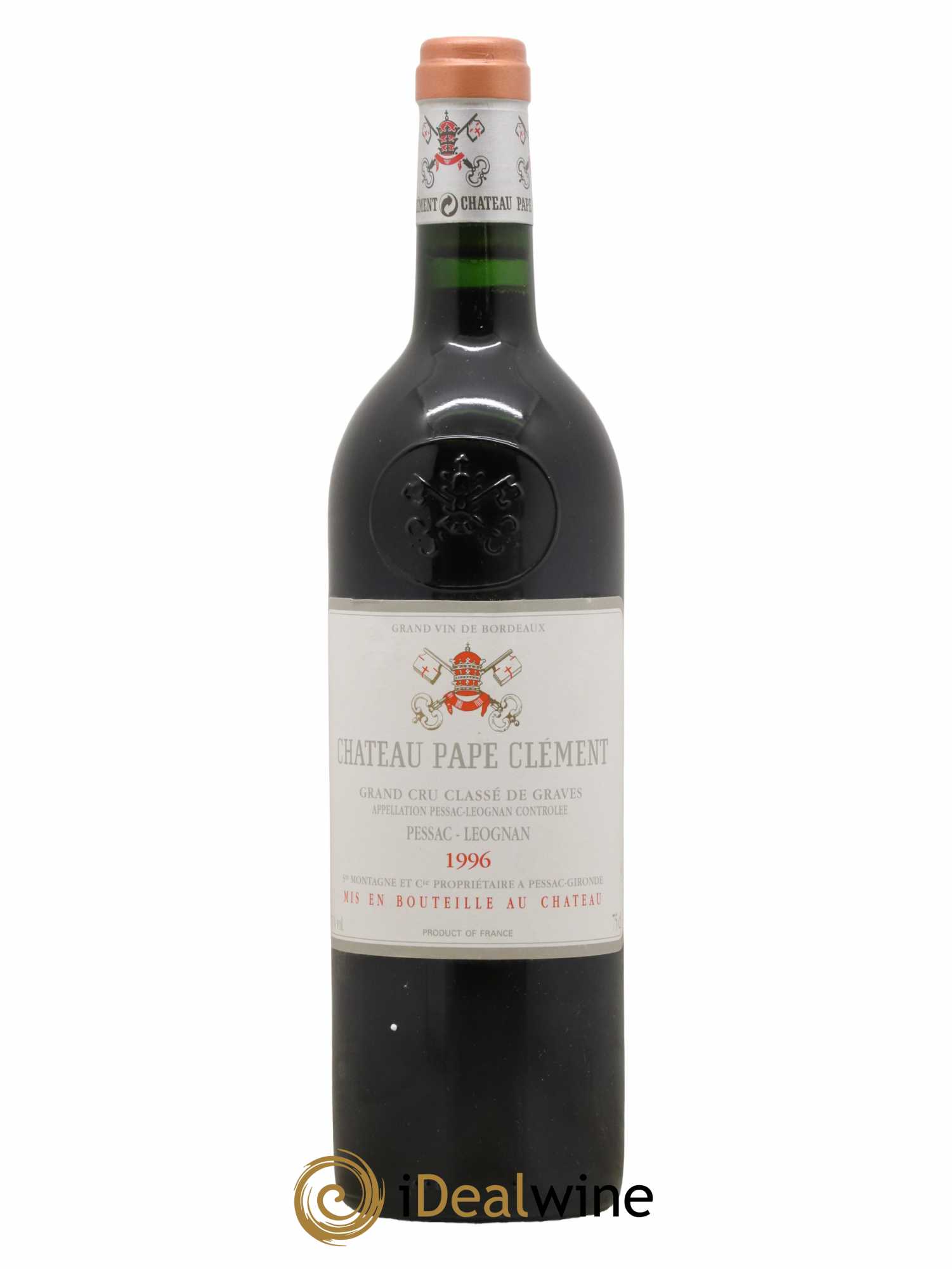 Château Pape Clément Cru Classé de Graves 1996 - Lot de 1 bouteille - 0