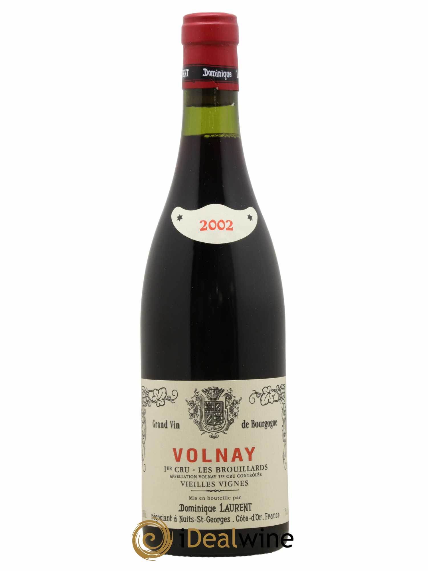 Volnay 1er Cru Les Brouillards Vielles Vignes Domaine Laurent 2002 - Lot de 1 bouteille - 0