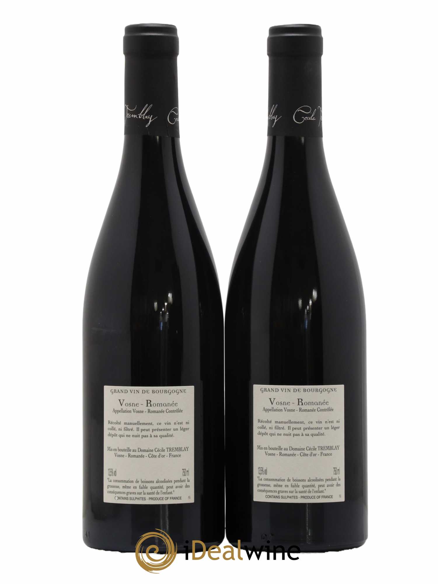 Vosne-Romanée Vieilles Vignes Cécile Tremblay 2019 - Lot of 2 bottles - 1