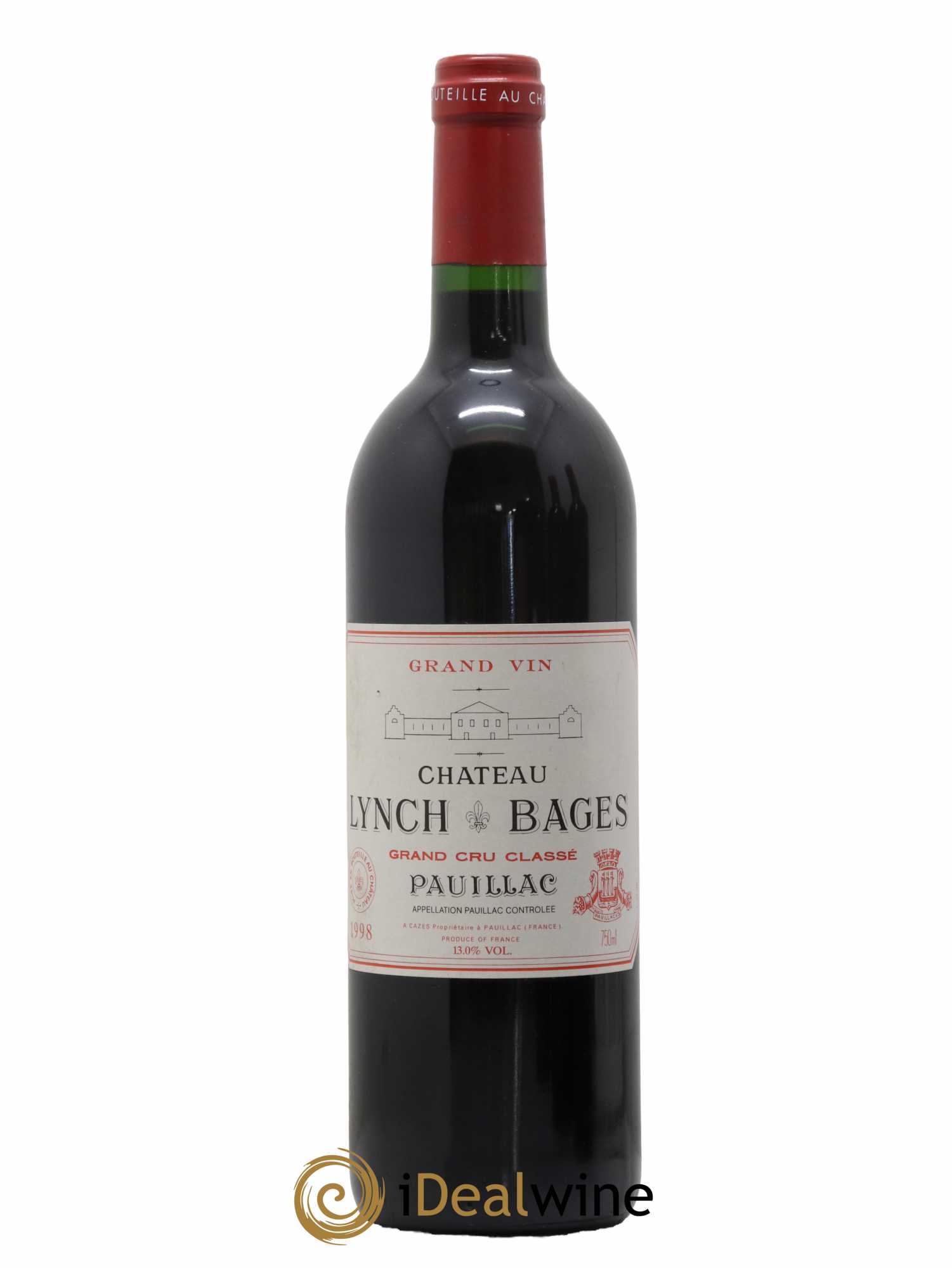 Château Lynch Bages 5ème Grand Cru Classé 1998 - Lot of 1 bottle - 0