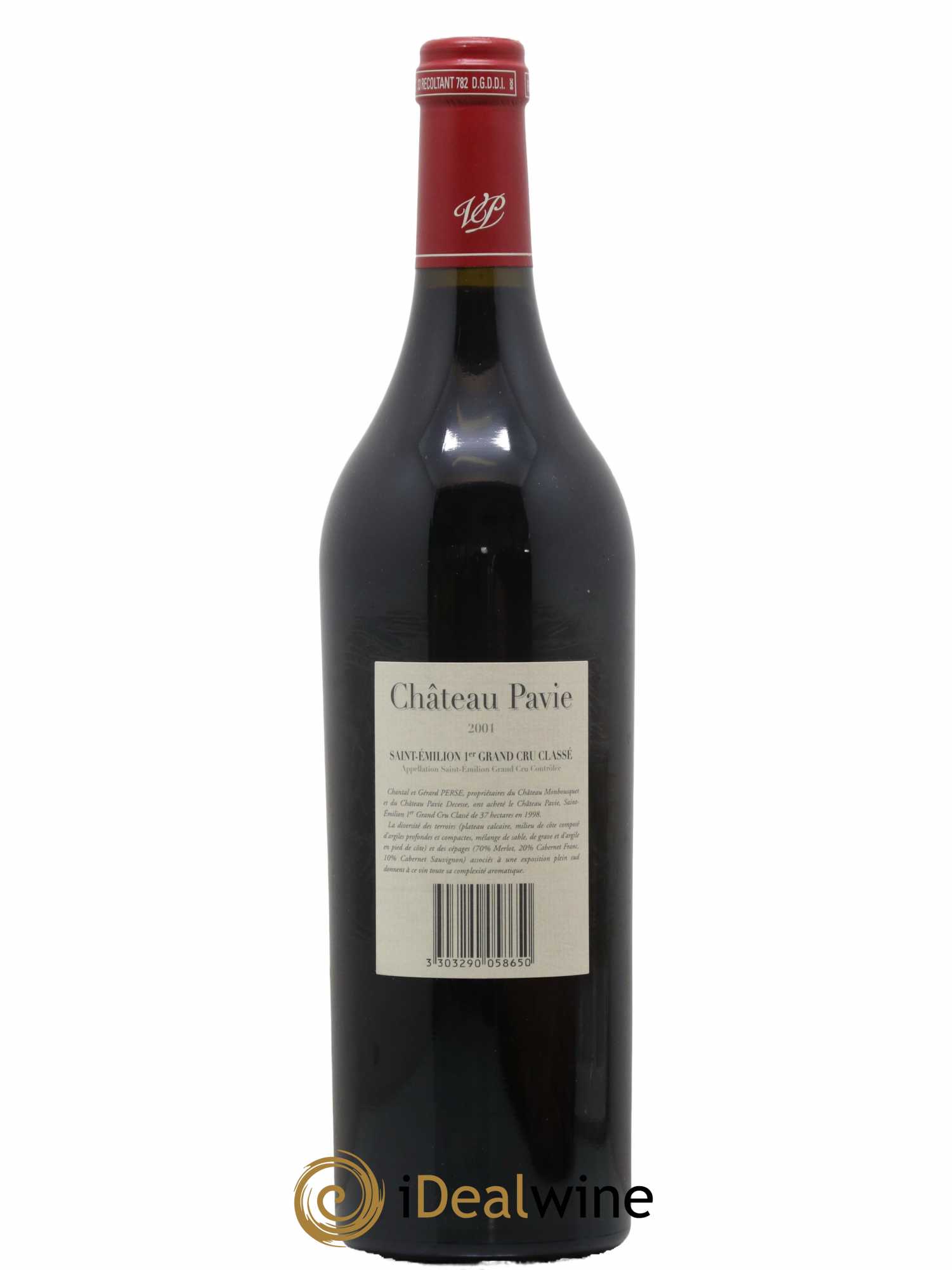 Château Pavie 1er Grand Cru Classé A 2001 - Lot of 1 bottle - 1