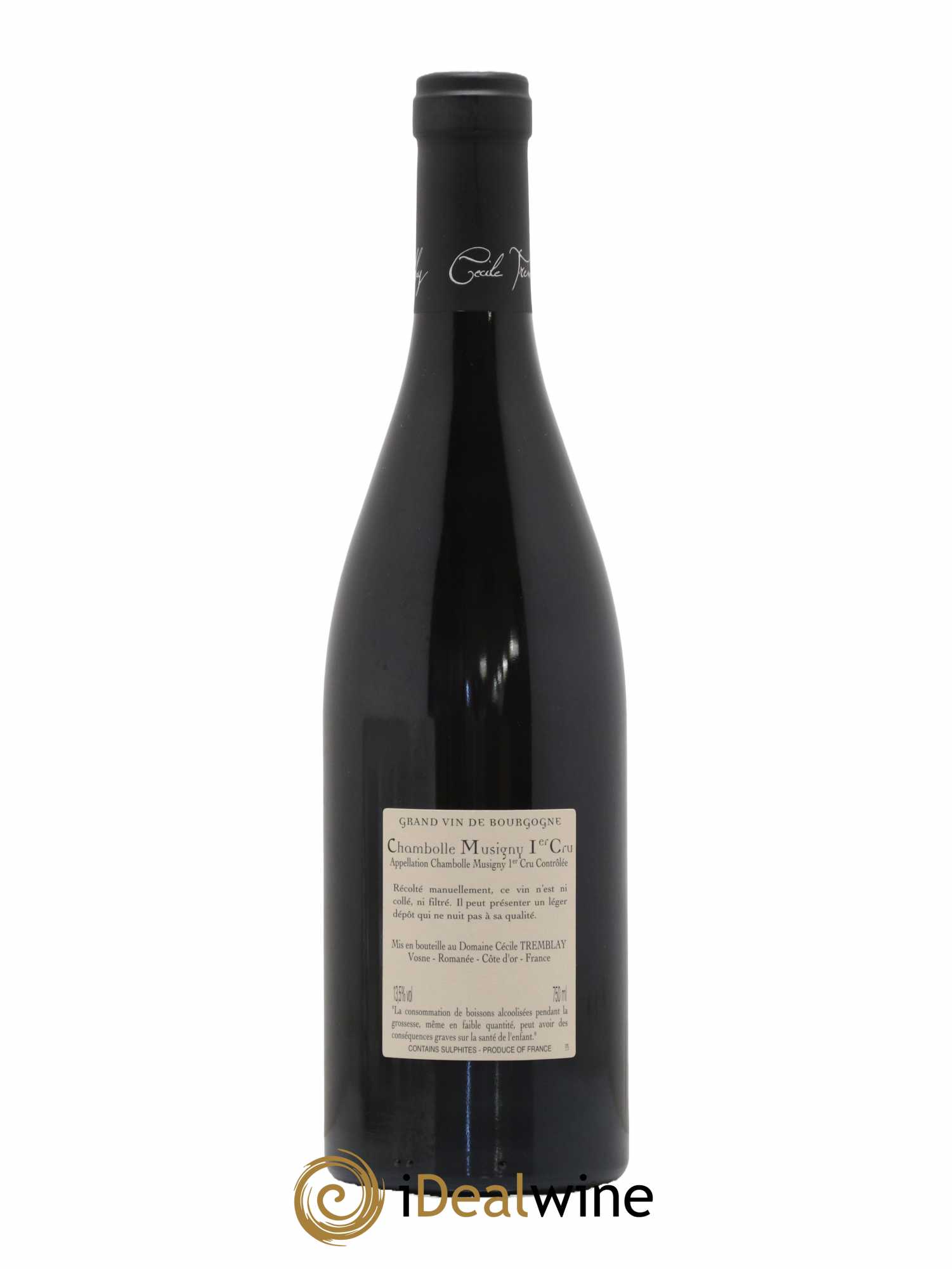 Chambolle-Musigny 1er Cru Les Feusselottes Cécile Tremblay 2015 - Lot de 1 bouteille - 1