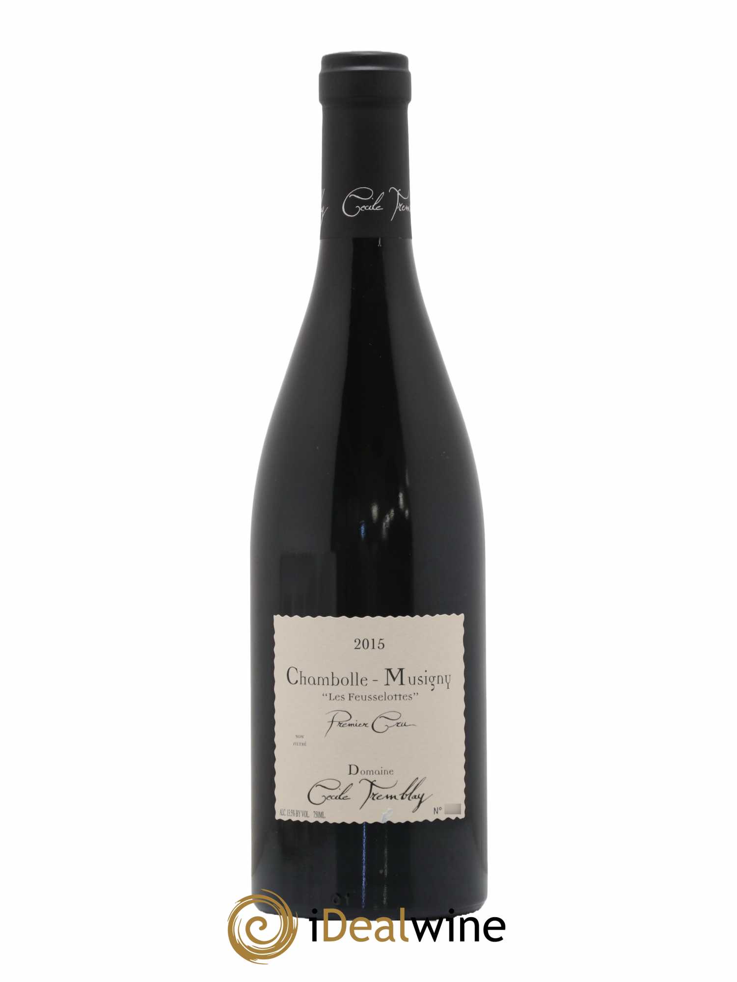 Chambolle-Musigny 1er Cru Les Feusselottes Cécile Tremblay 2015 - Lot de 1 bouteille - 0