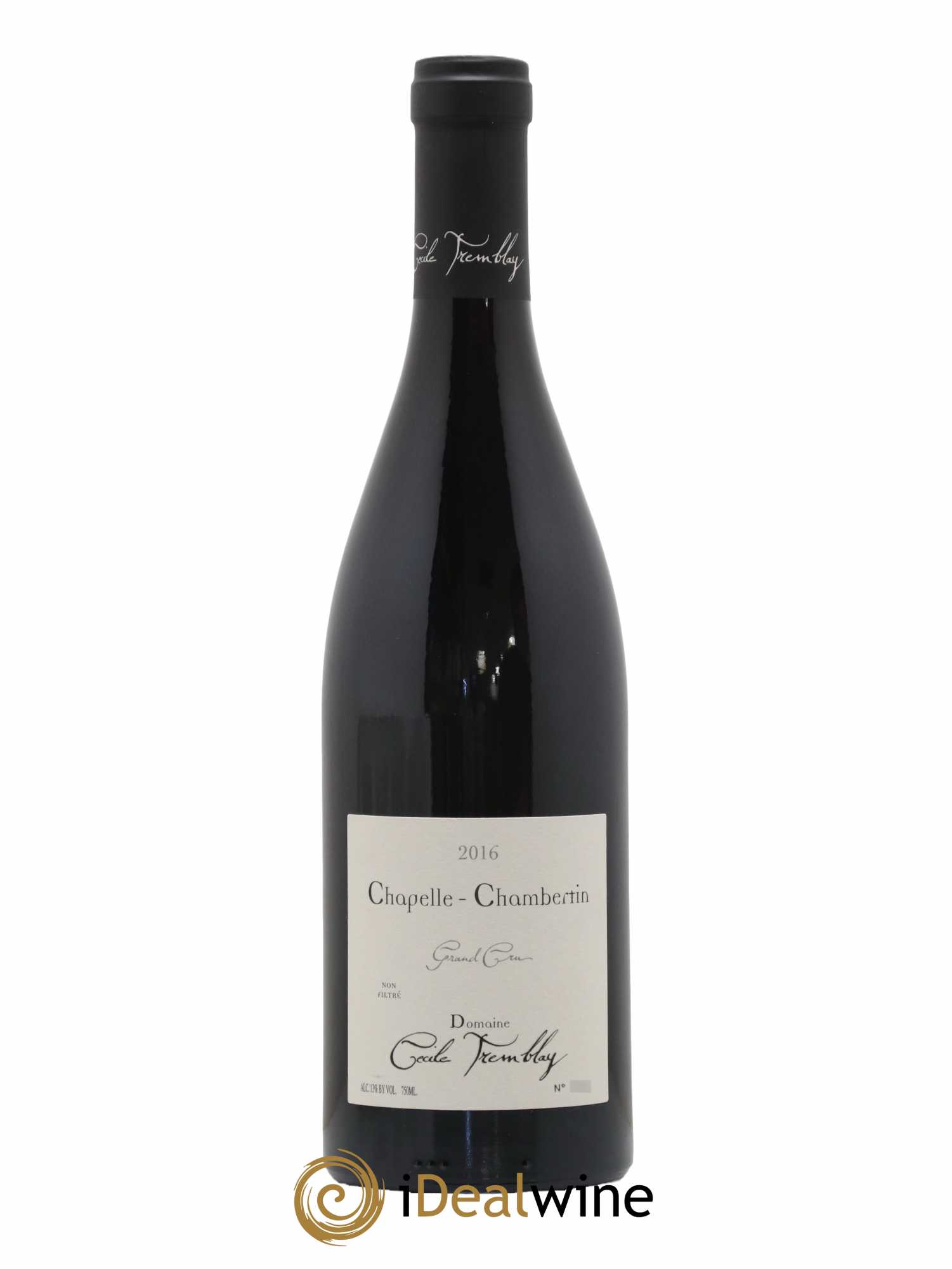 Chapelle-Chambertin Grand Cru Cécile Tremblay 2016 - Lot de 1 bouteille - 0