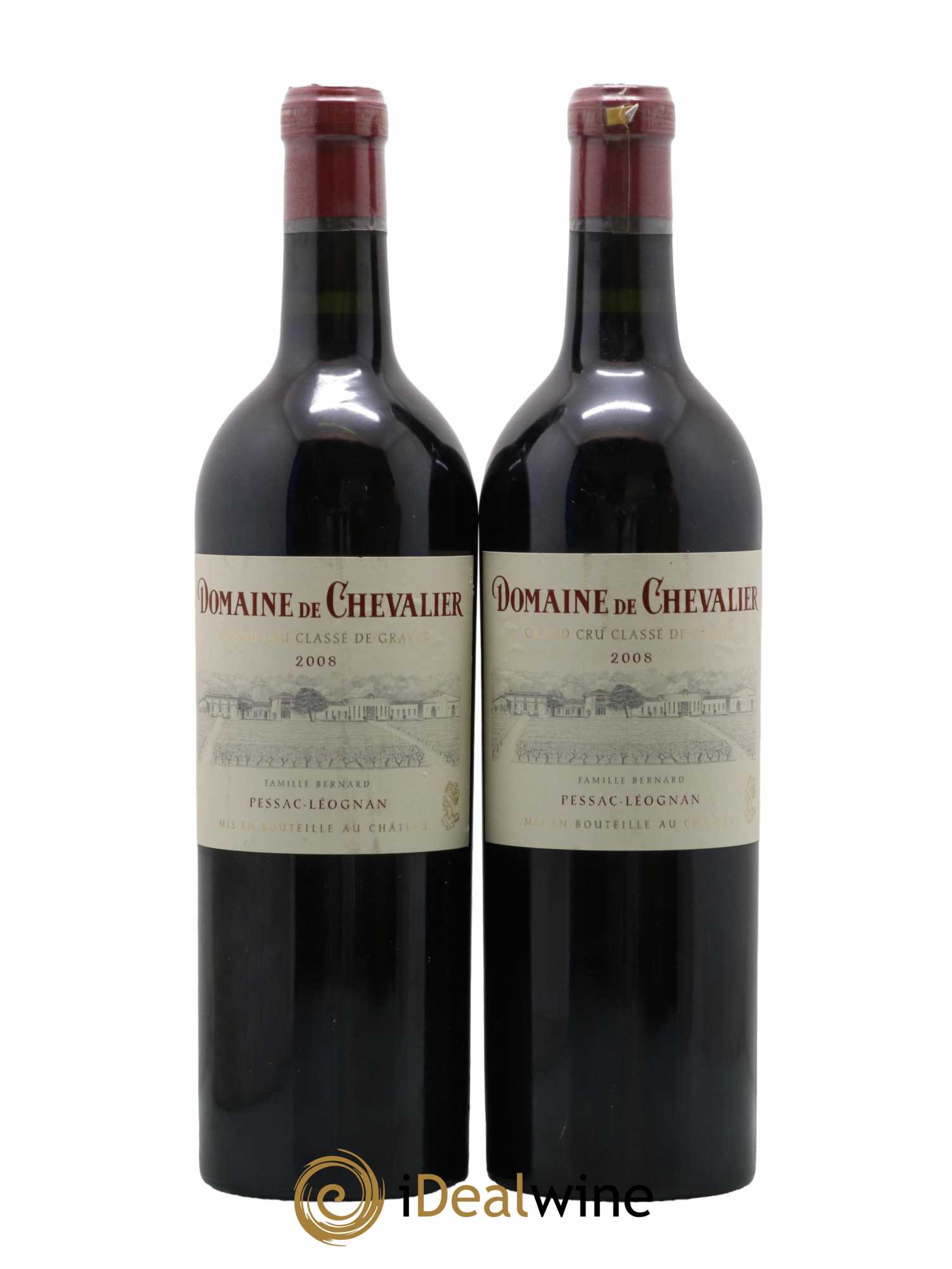 Domaine de Chevalier Cru Classé de Graves 2008 - Lot de 2 bouteilles - 0