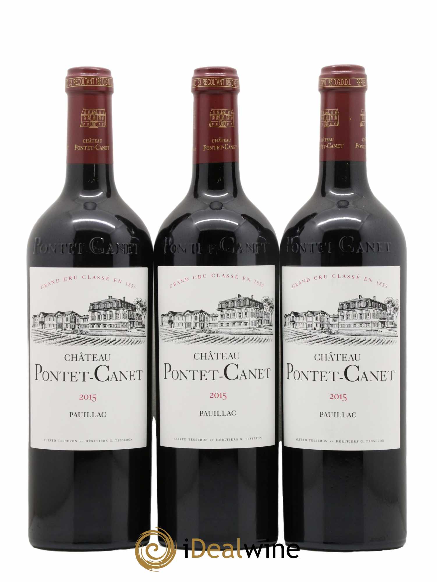 Château Pontet Canet 5ème Grand Cru Classé 2015 - Lot of 6 bottles - 1