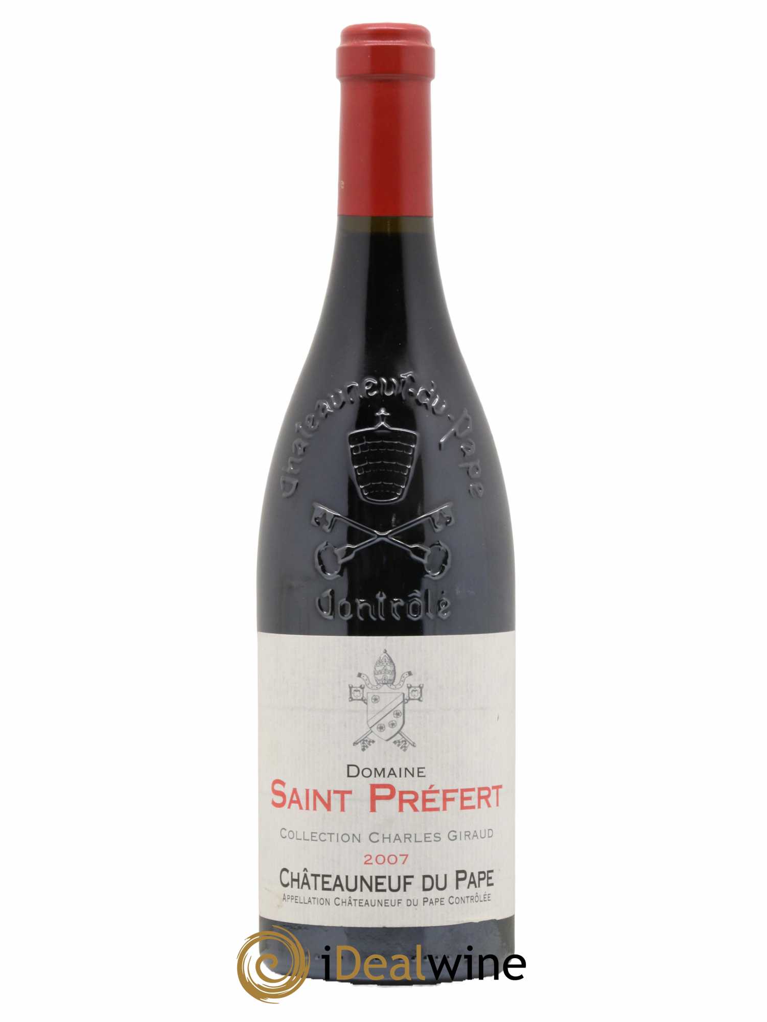 Châteauneuf-du-Pape Collection Charles Giraud Domaine Saint-Préfert 2007 - Lot de 1 bouteille - 0