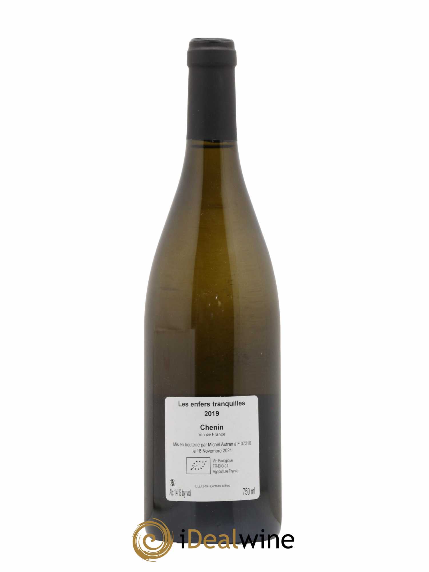 Vin de France Les Enfers Tranquilles Michel Autran 2019 - Lot de 1 bouteille - 1