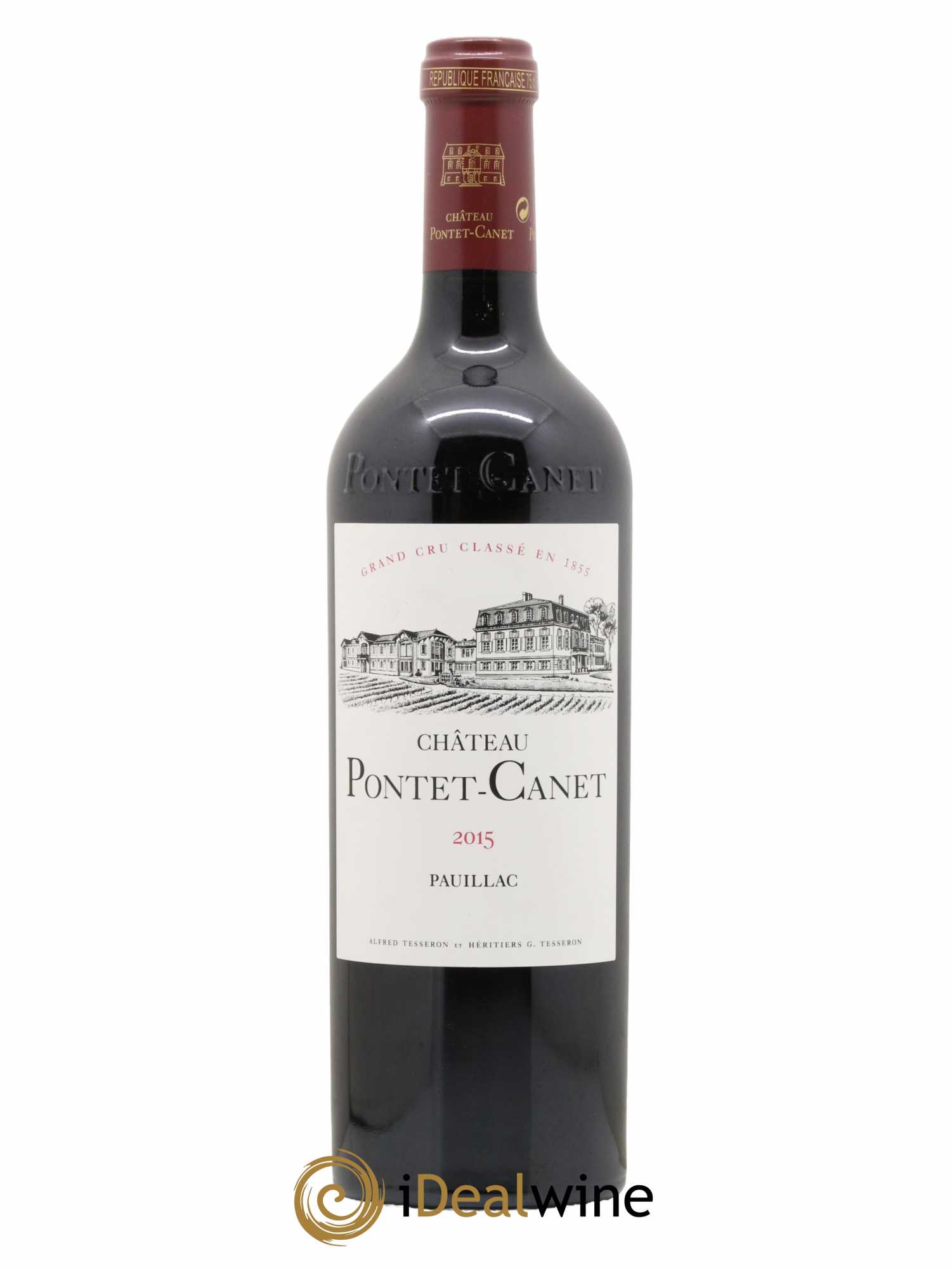 Château Pontet Canet 5ème Grand Cru Classé 2015 - Lot de 1 bouteille - 0