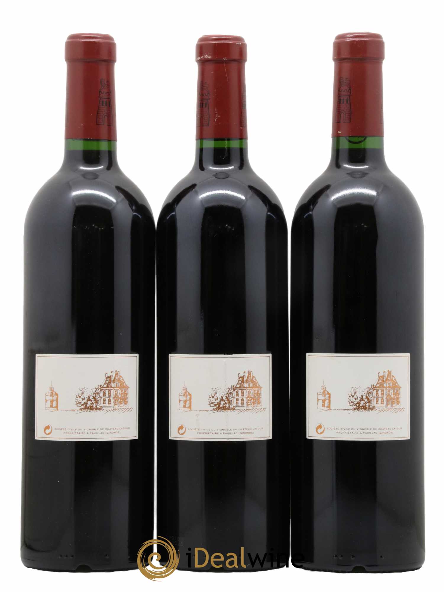 Château Latour 1er Grand Cru Classé 1999 - Lot de 3 bouteilles - 1
