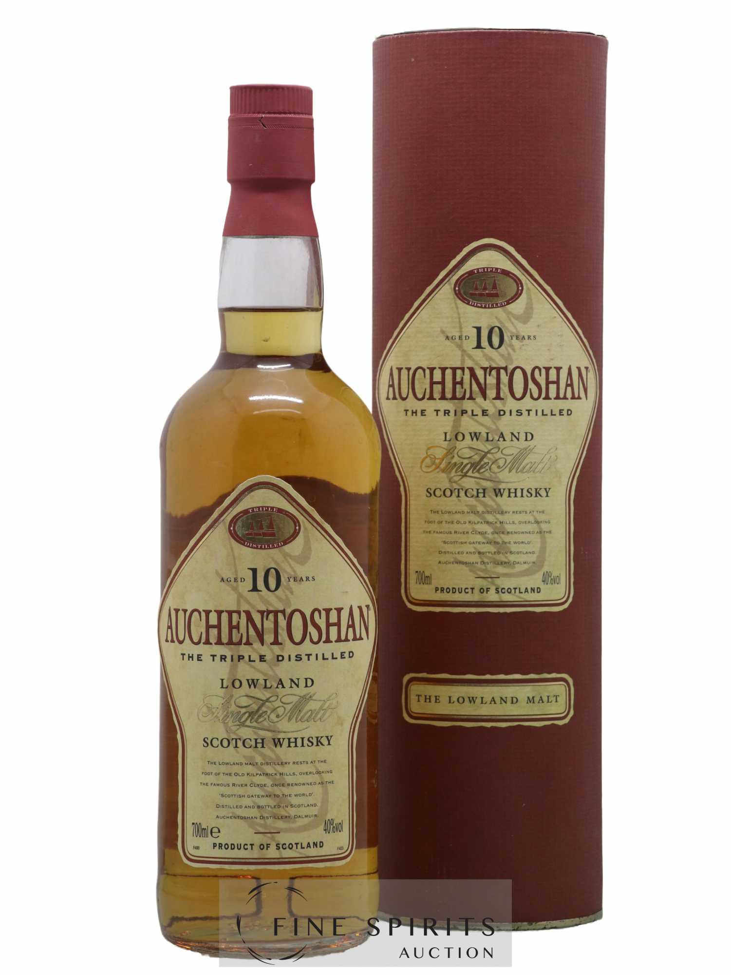 Auchentoshan 10 years Of. Triple Distilled - Lot of 1 bottle - 0
