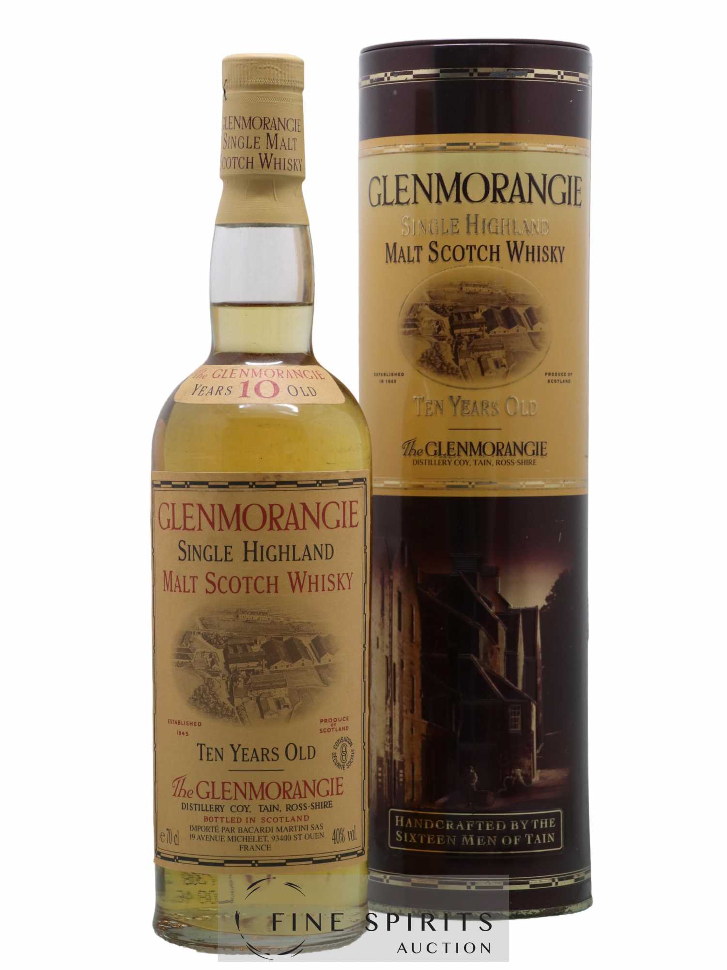 Glenmorangie 10 years Of. Bacardi Martini Import - Lot of 1 bottle - 0