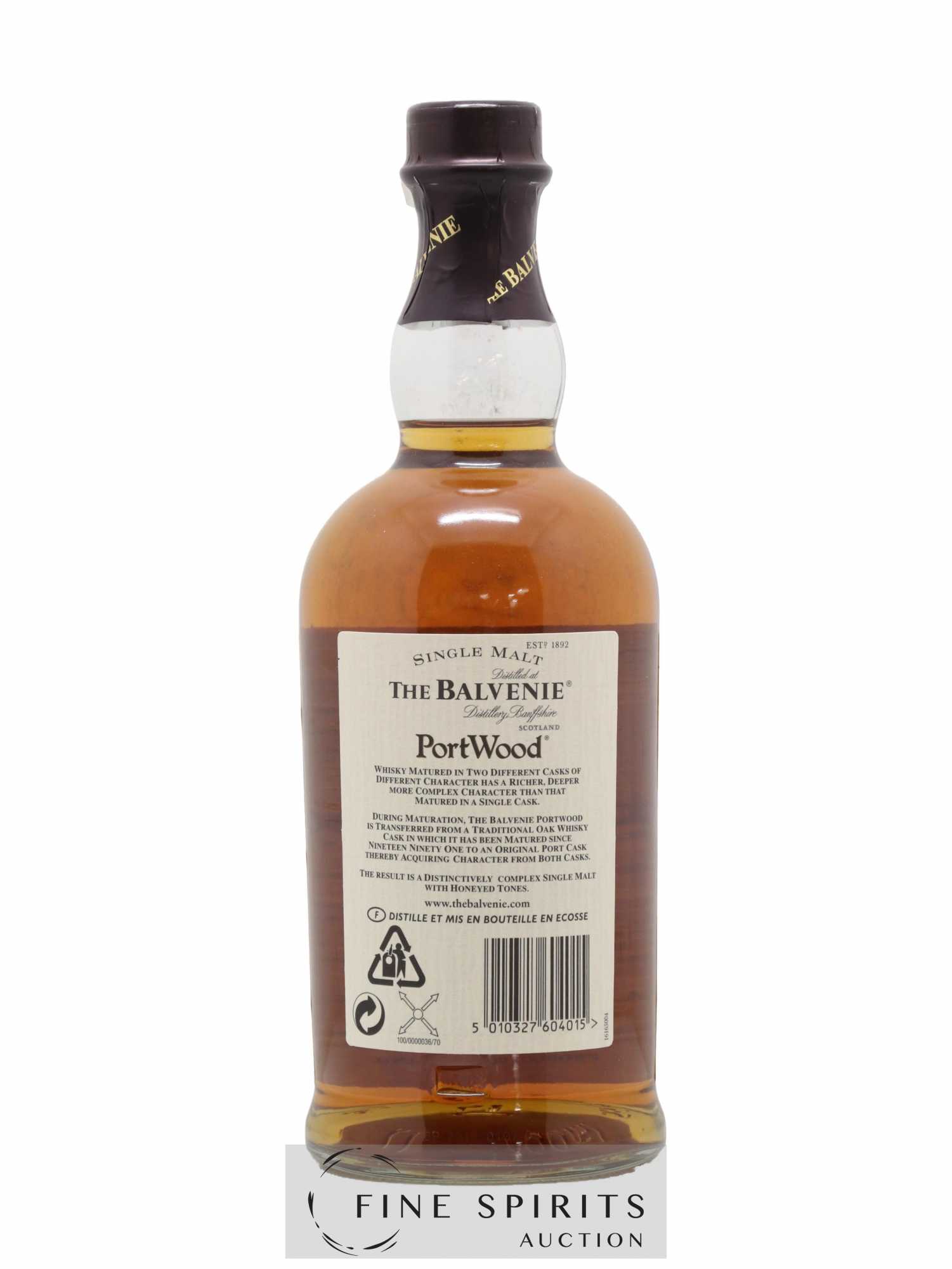 Balvenie (The) 1991 Of. Port Wood - Lot de 1 bouteille - 1