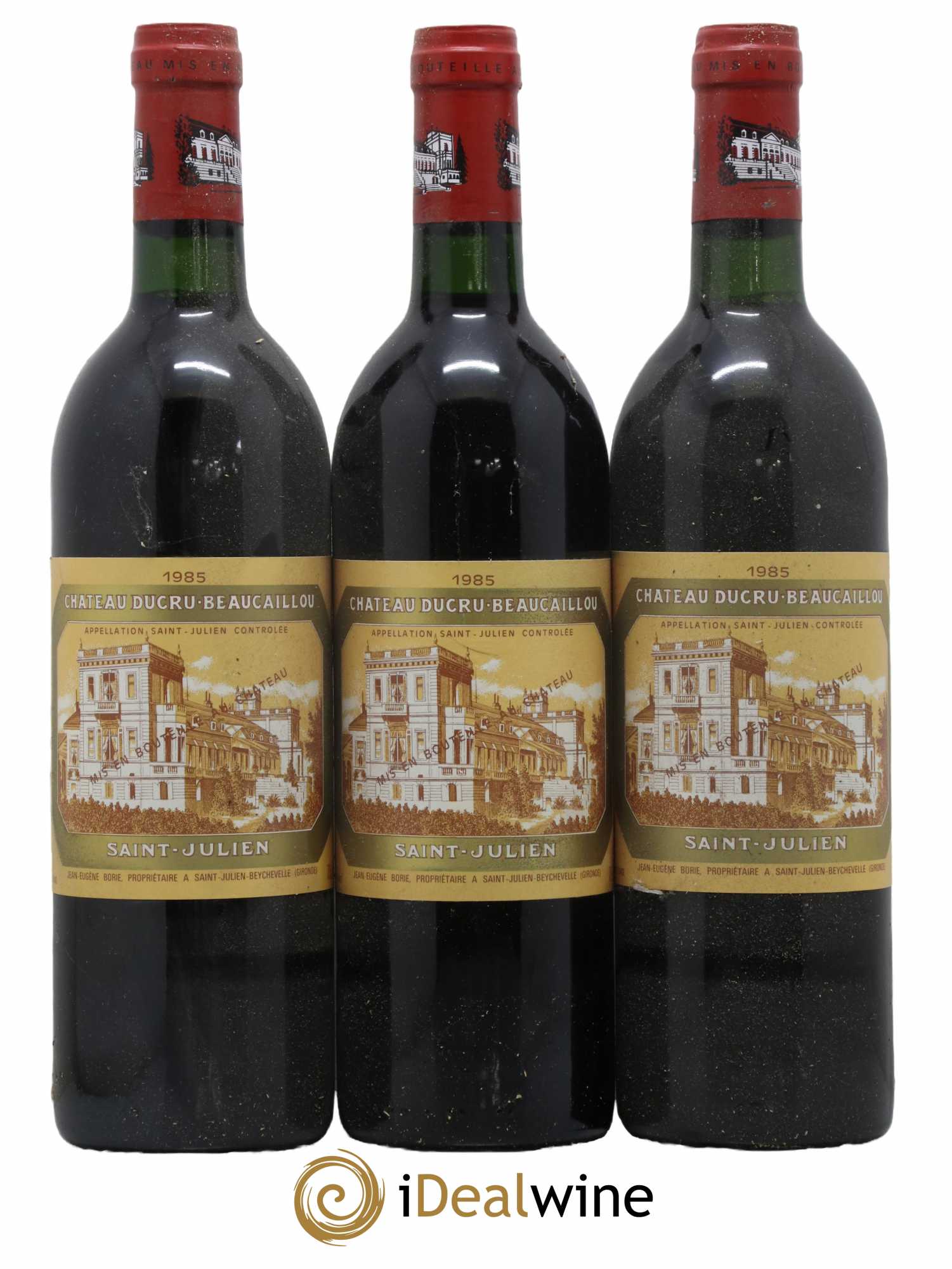 Château Ducru Beaucaillou 2ème Grand Cru Classé 1985 - Lot de 3 bouteilles - 0