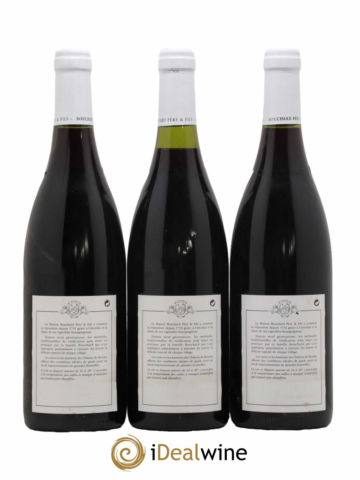 Beaune 1er Cru Grèves - Vigne de l'Enfant Jésus Bouchard Père & Fils 1999 - Lot of 3 bottles - 1