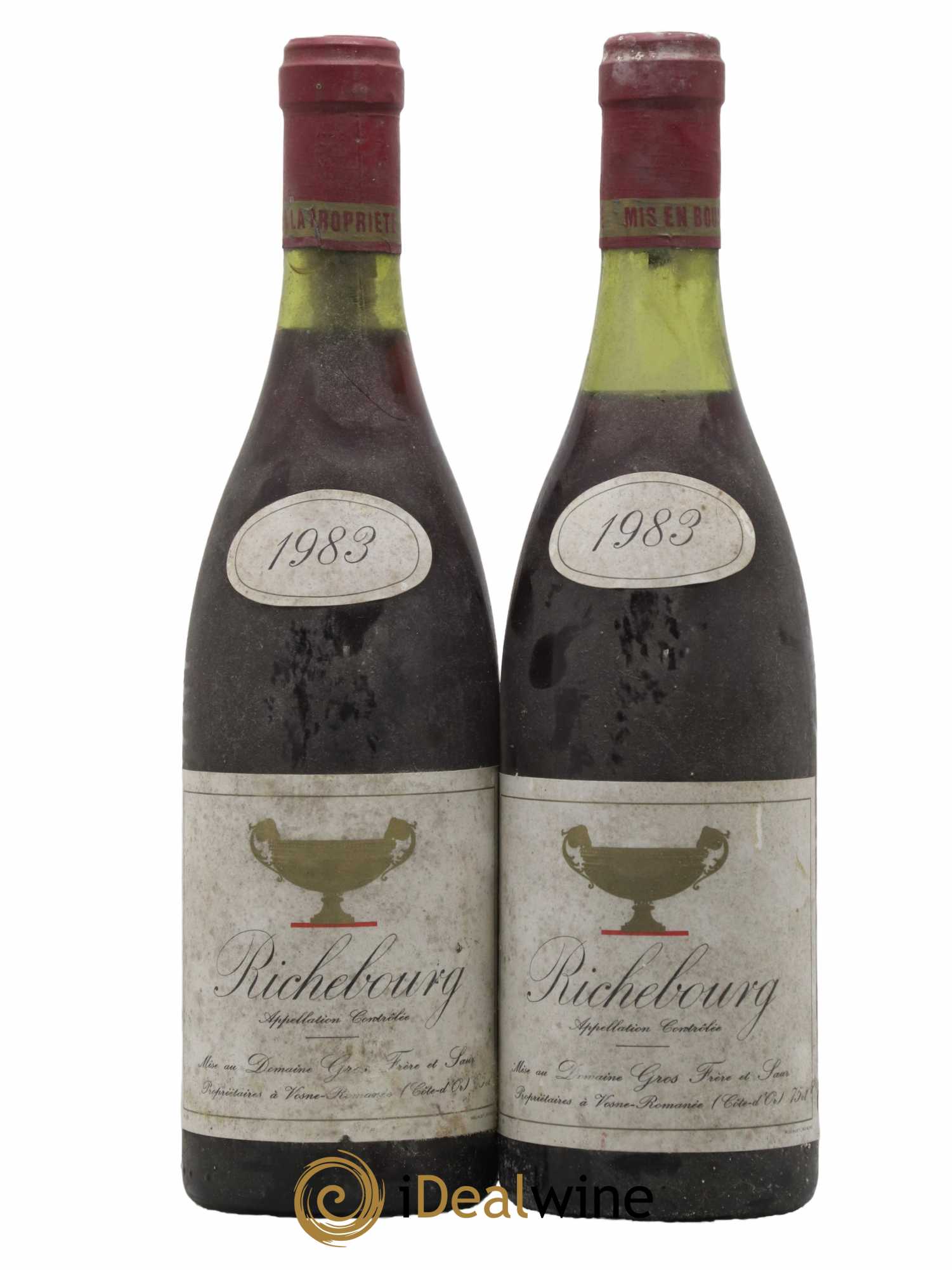 Richebourg Grand Cru Gros Frère & Soeur 1983 - Lot de 2 bouteilles - 0