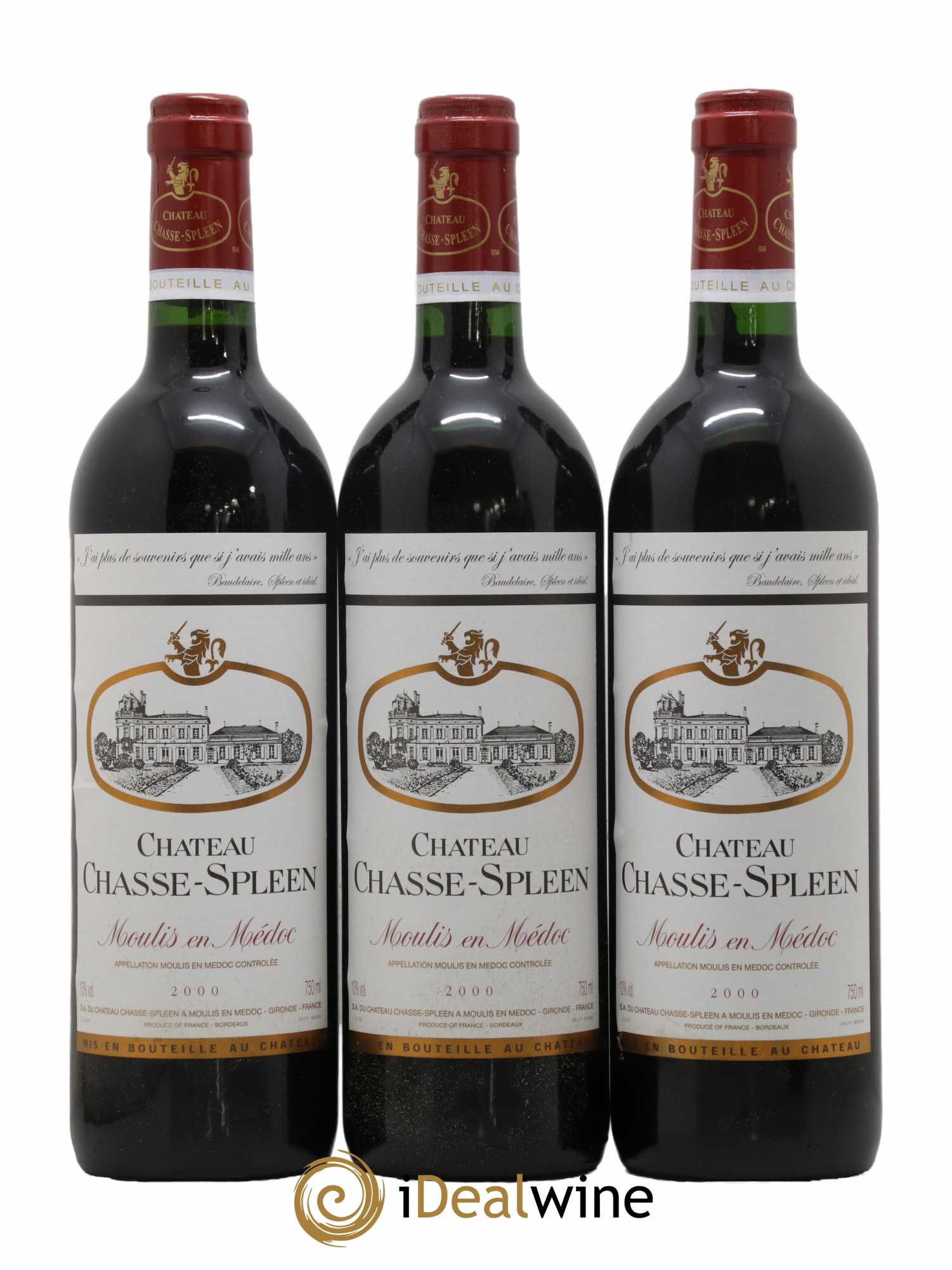 Château Chasse Spleen 2000 - Lot de 6 bouteilles - 2