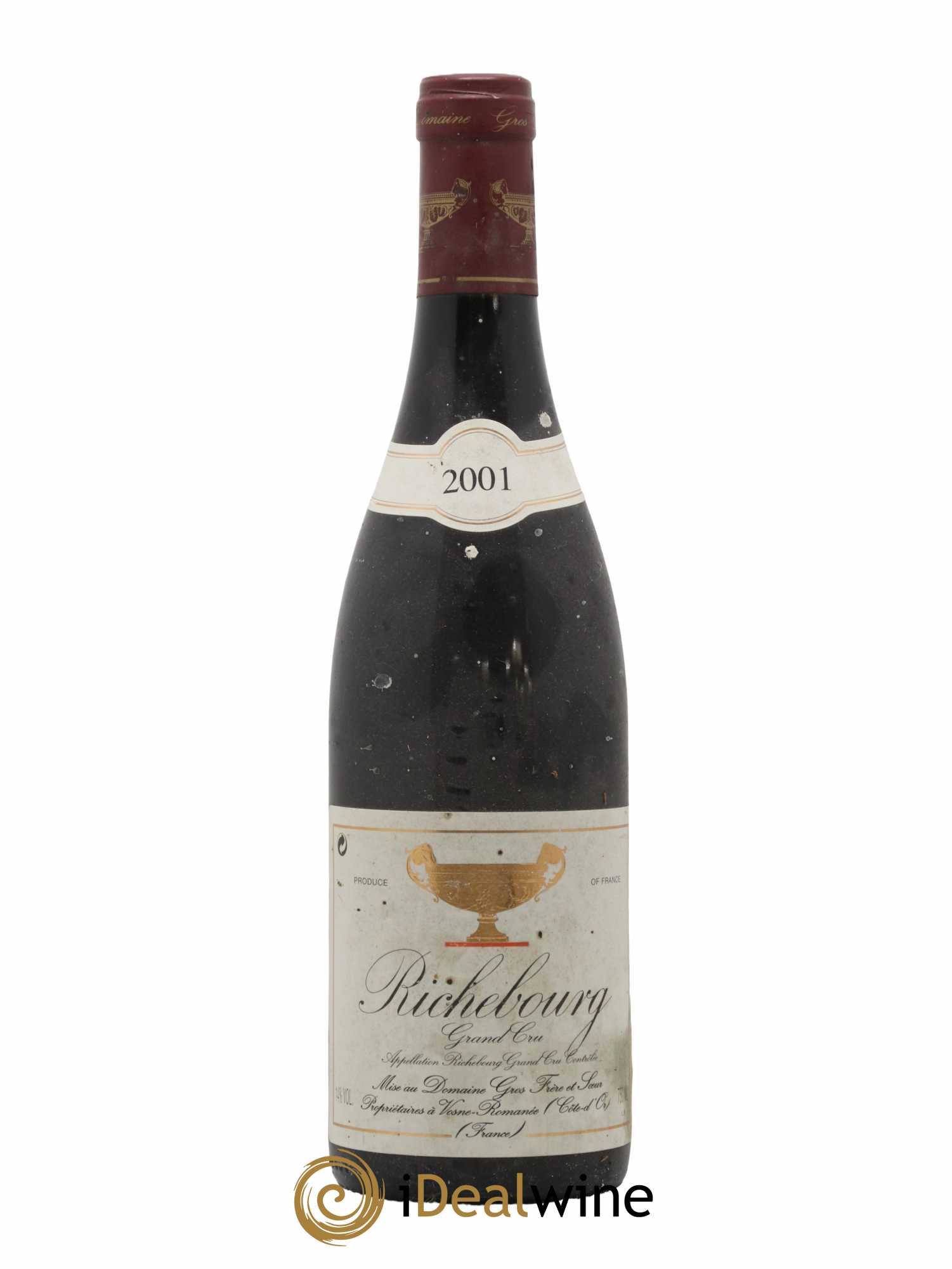 Richebourg Grand Cru Gros Frère & Soeur 2001 - Lot de 1 bouteille - 0