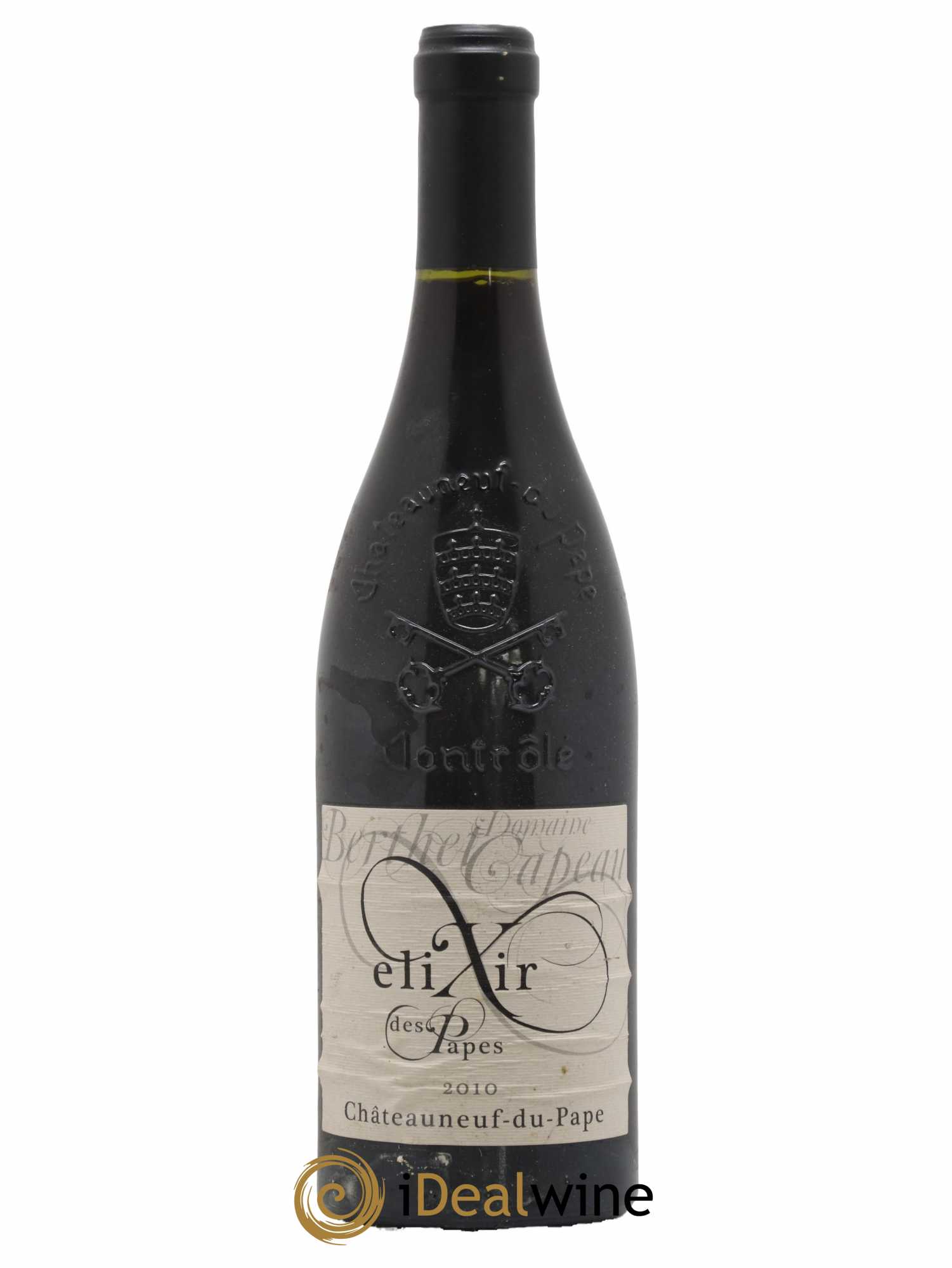 Châteauneuf-du-Pape Elixir Des Papes Berthet Capeau 2010 - Lot de 1 bouteille - 0