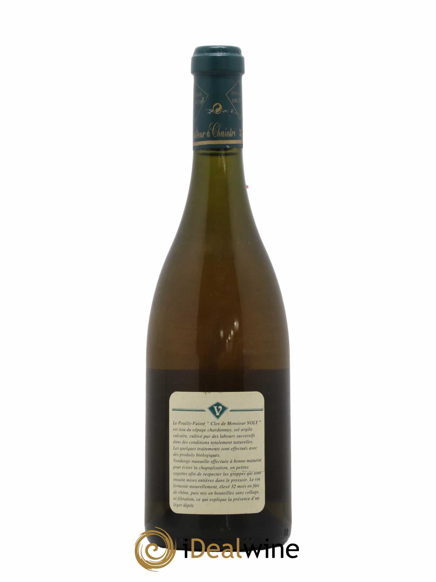 Pouilly-Fuissé Clos de Monsieur Noly Vieilles Vignes Valette (Domaine) 1996 - Lot de 1 bouteille - 1