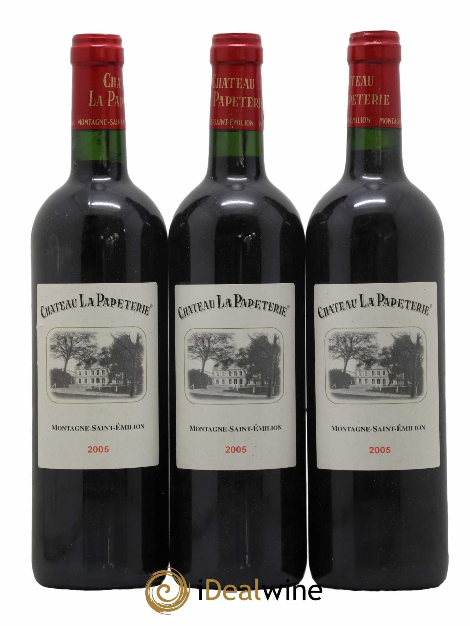 Bordeaux Château La Papeterie 2005 - Lot de 3 bouteilles - 0