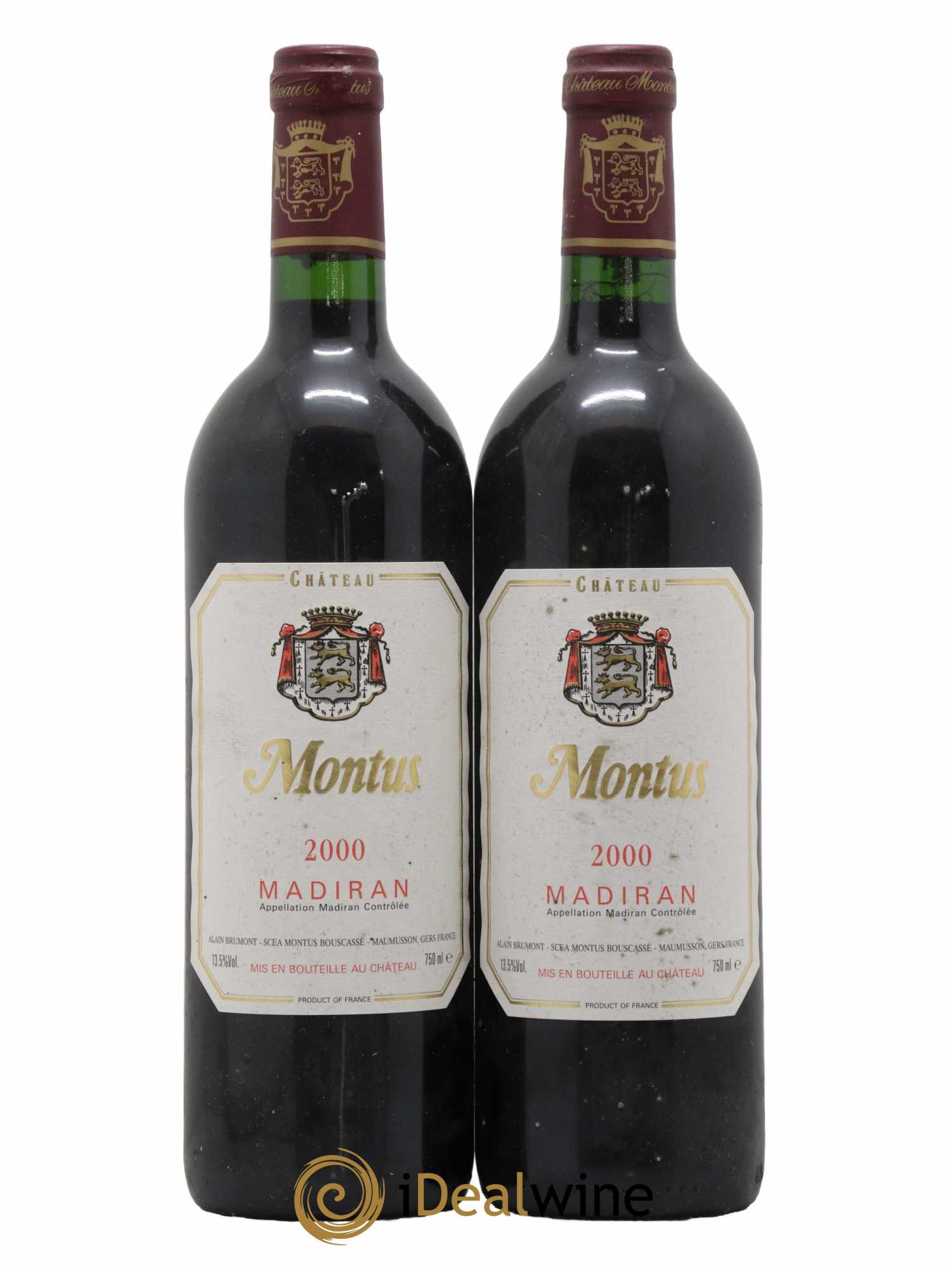 Madiran Château Montus Alain Brumont 2000 - Lot of 2 bottles - 0