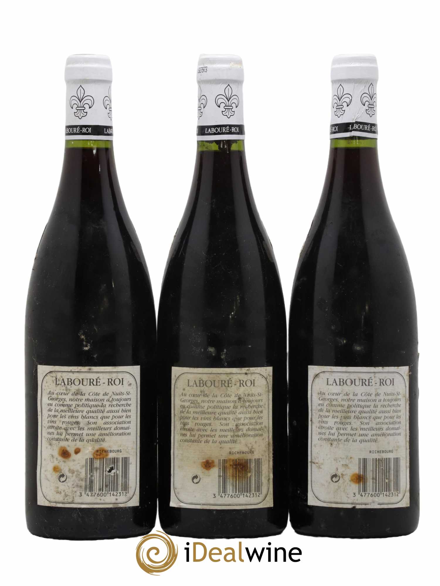 Richebourg Grand Cru Laboure Roi 1995 - Lot de 3 bouteilles - 1
