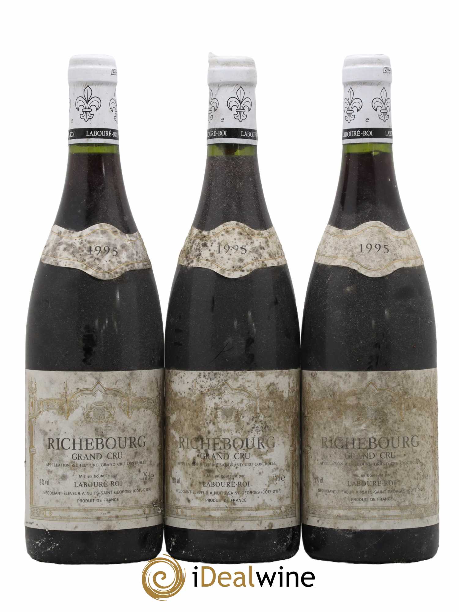 Richebourg Grand Cru Laboure Roi 1995 - Lot de 3 bouteilles - 0