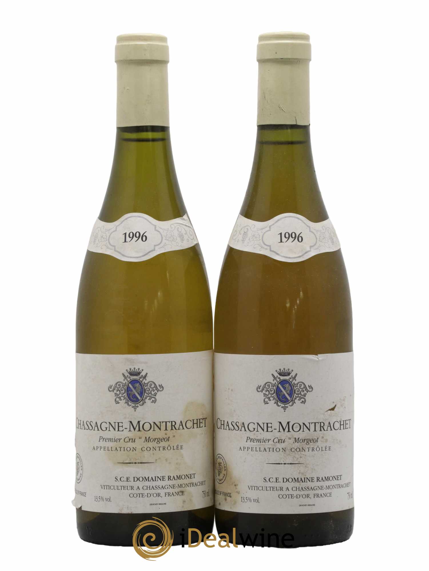 Chassagne-Montrachet 1er Cru Morgeot Ramonet (Domaine) 1996 - Lot de 2 bouteilles - 0