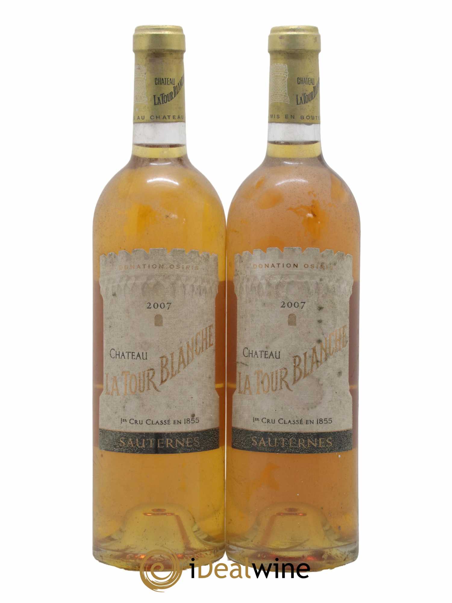Château la Tour Blanche 1er Grand Cru Classé 2007 - Lotto di 2 bottiglie - 0