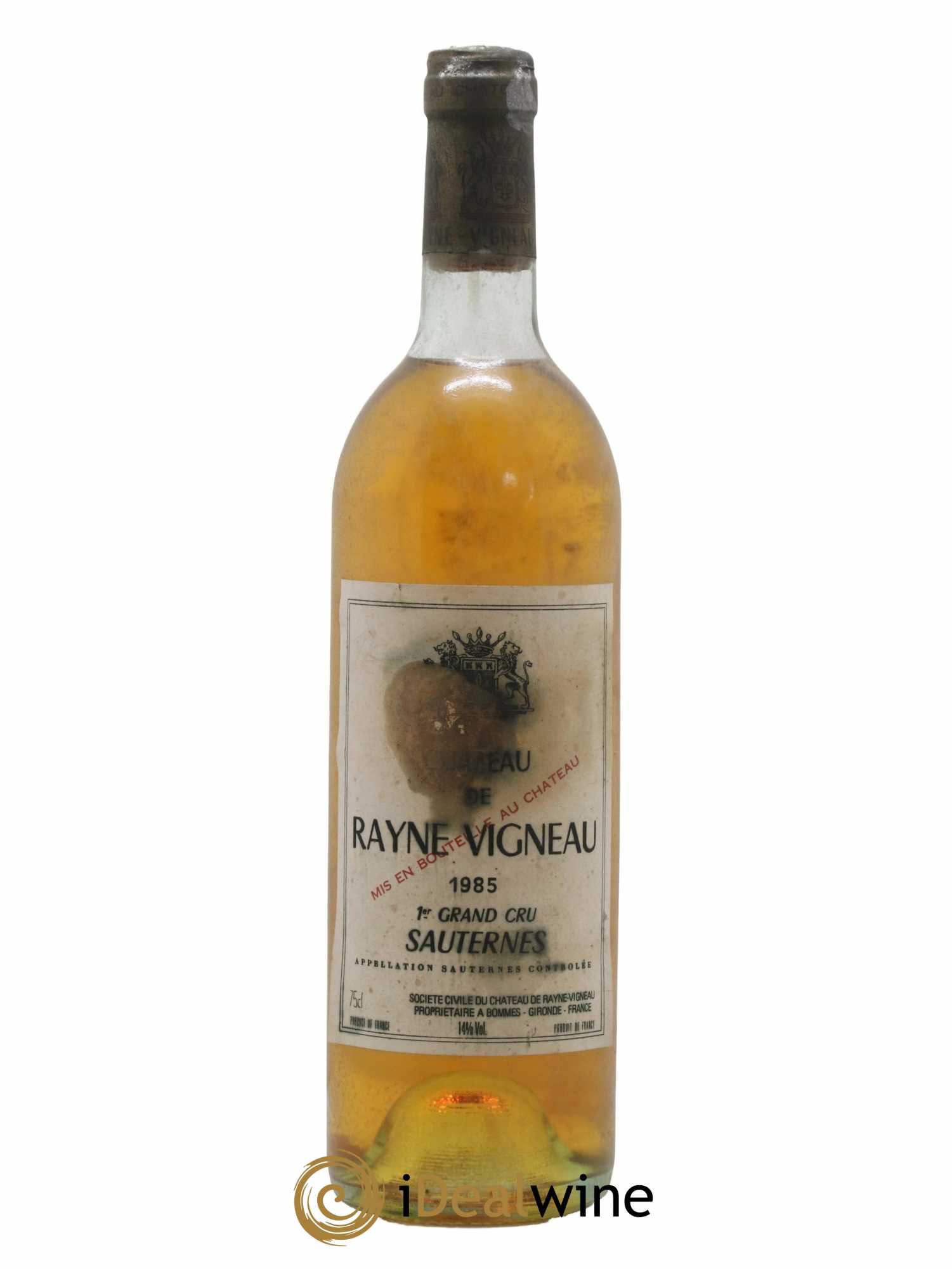 Château de Rayne Vigneau 1er Grand Cru Classé 1985 - Lotto di 1 bottiglia - 0