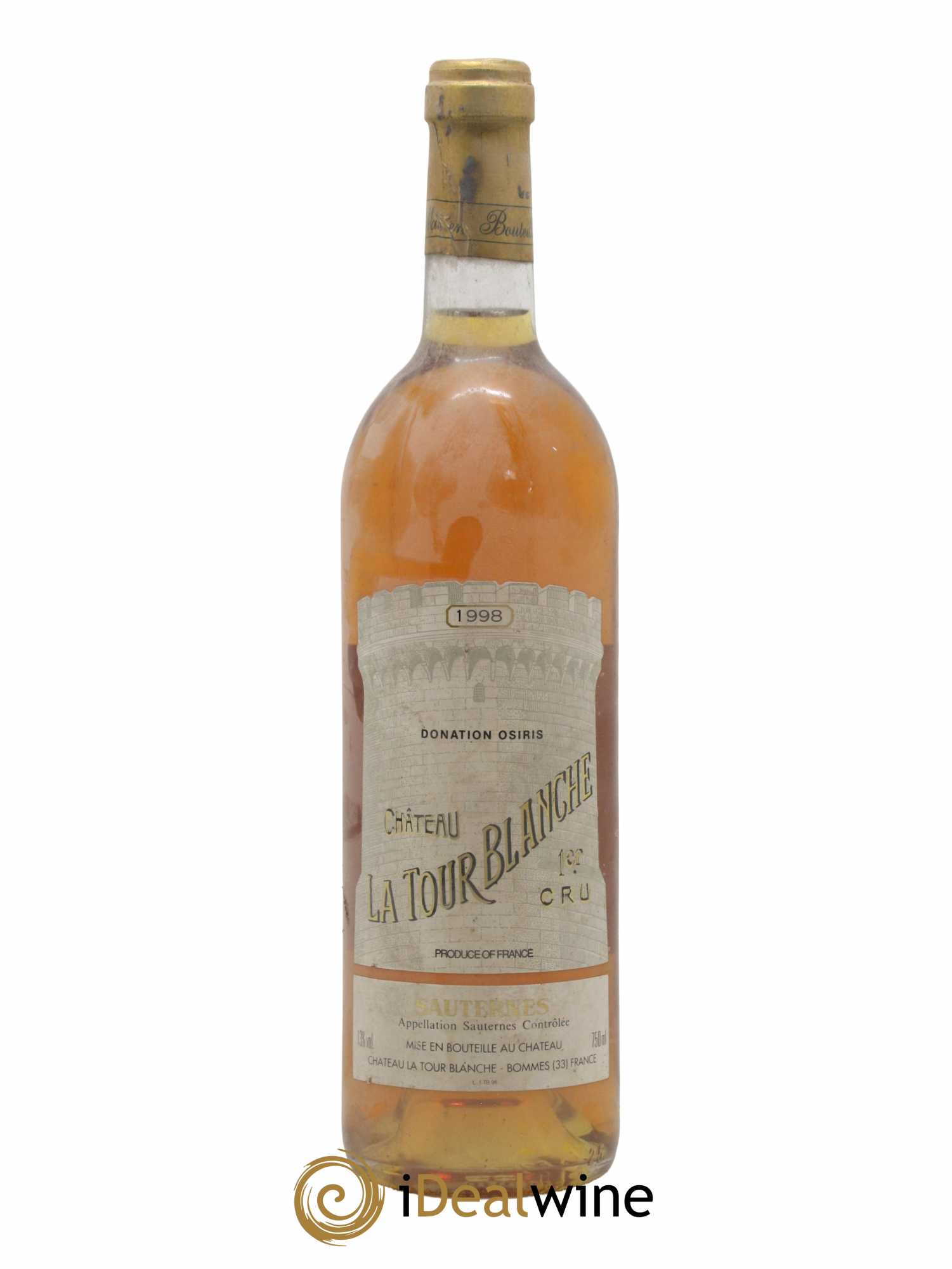 Château la Tour Blanche 1er Grand Cru Classé 1998 - Lotto di 1 bottiglia - 0