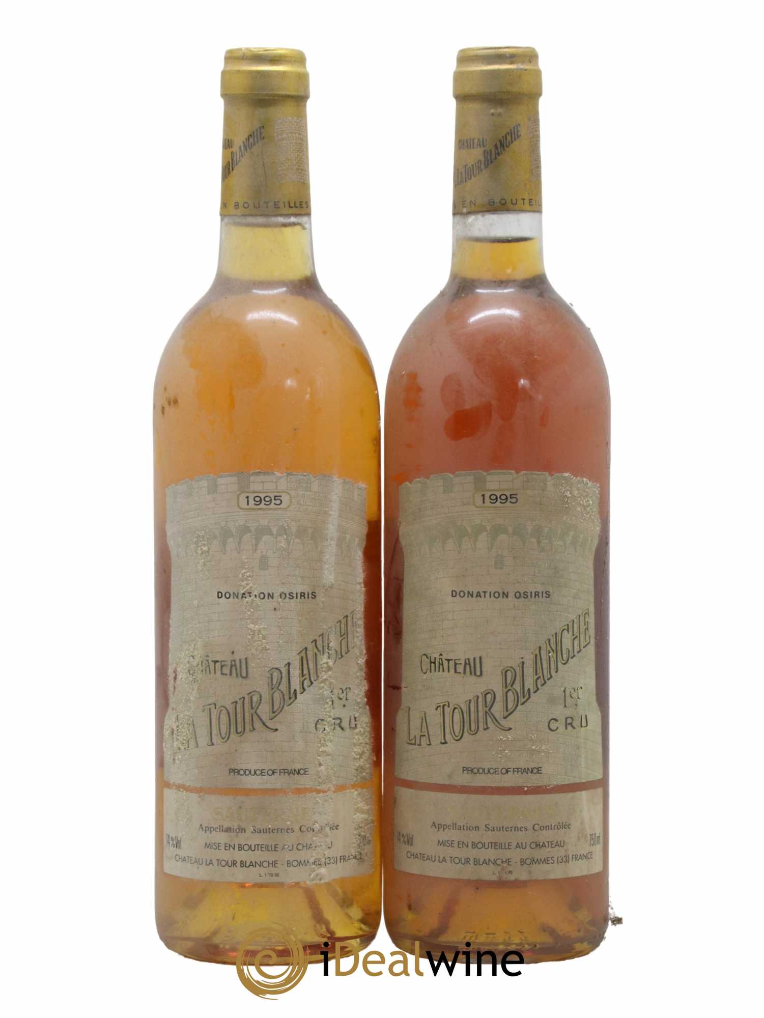 Château la Tour Blanche 1er Grand Cru Classé 1995 - Lot de 2 bouteilles - 0