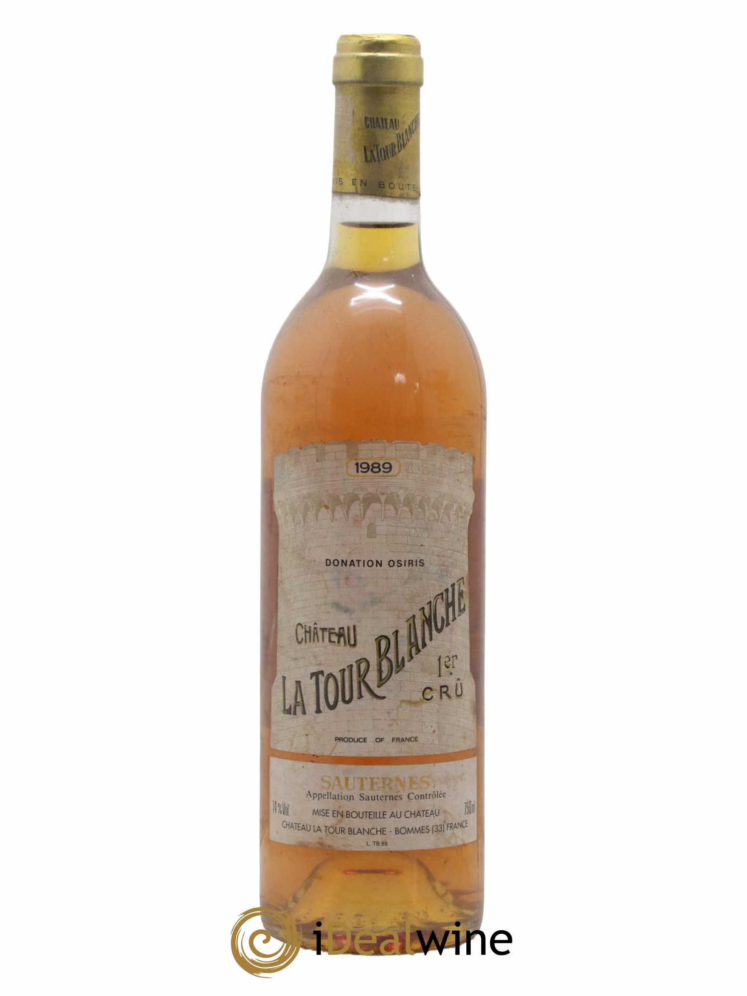 Château la Tour Blanche 1er Grand Cru Classé 1989 - Lotto di 1 bottiglia - 0