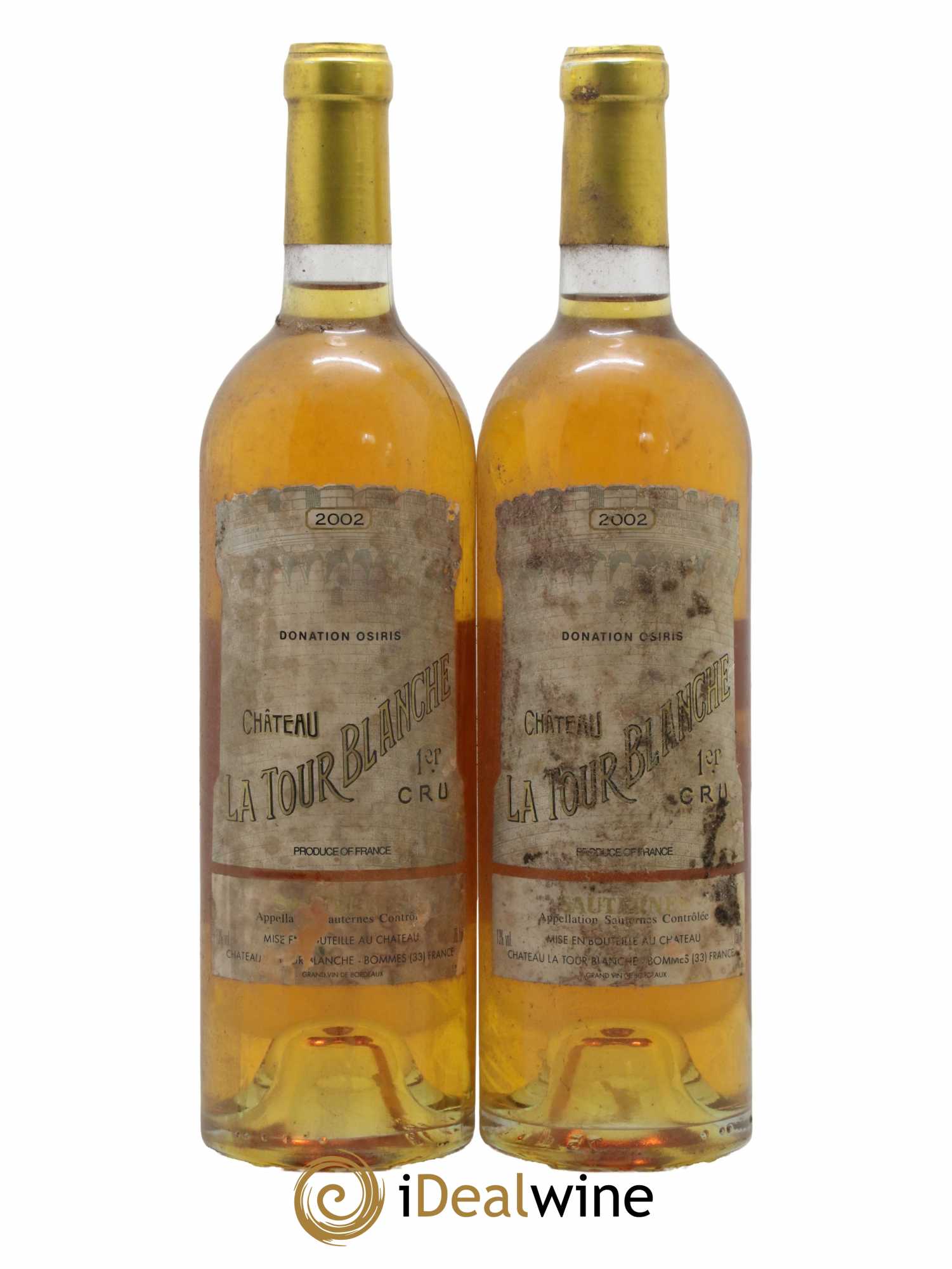 Château la Tour Blanche 1er Grand Cru Classé 2002 - Lotto di 2 bottiglie - 0
