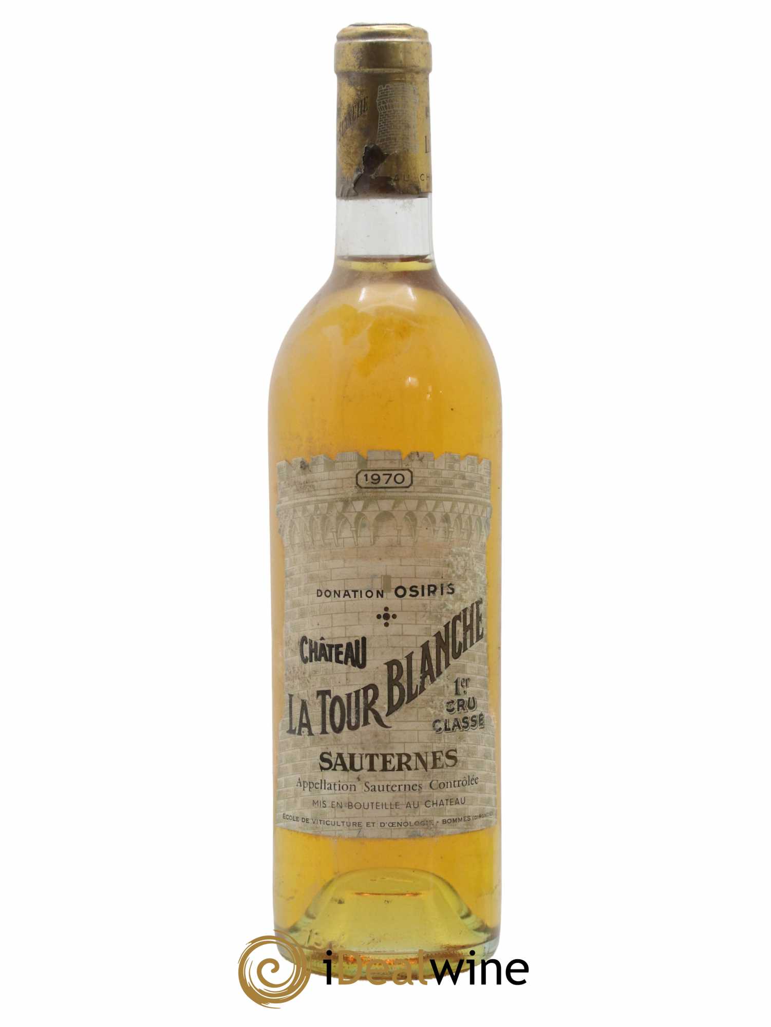 Château la Tour Blanche 1er Grand Cru Classé 1970 - Lotto di 1 bottiglia - 0