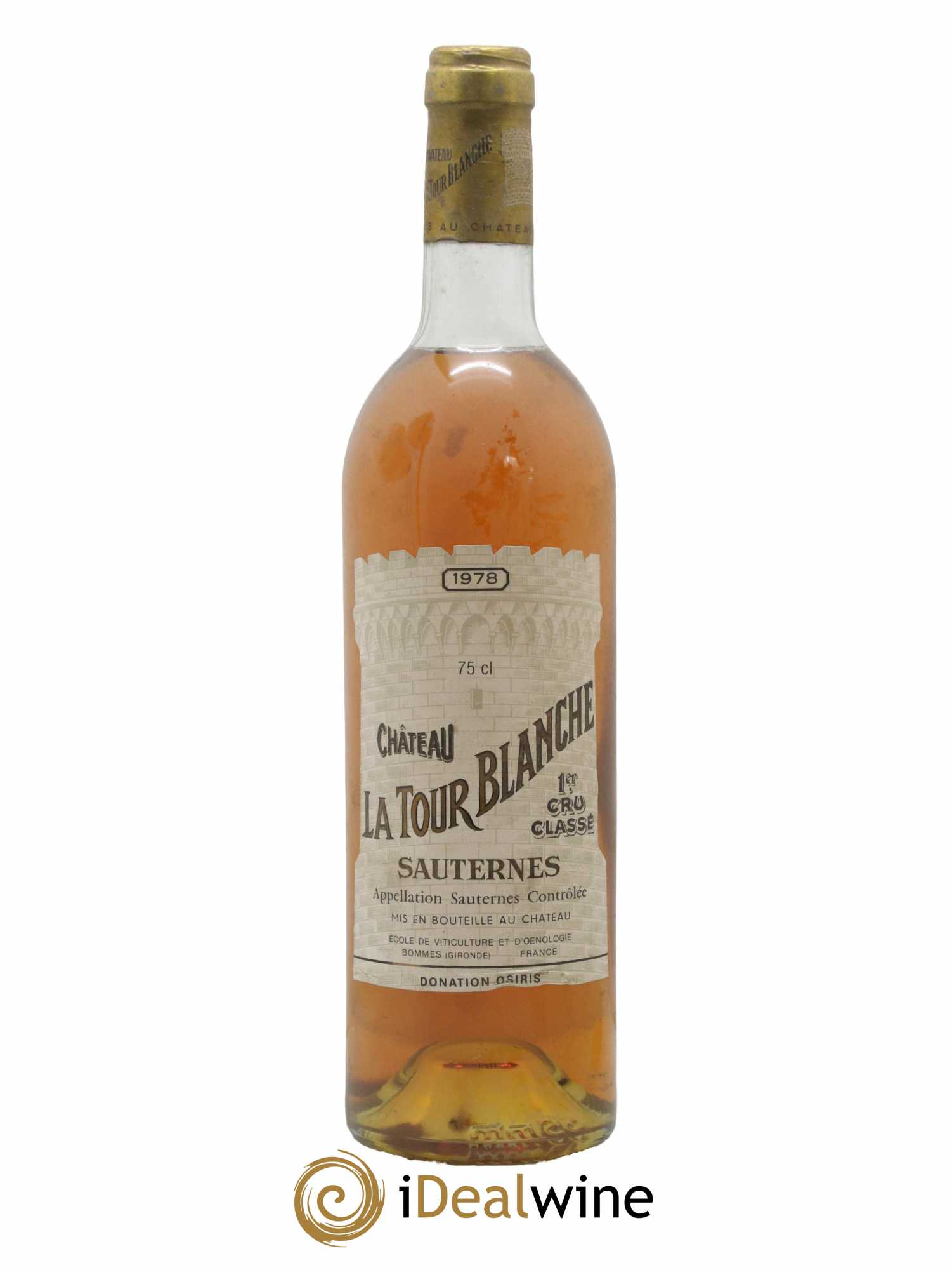 Château la Tour Blanche 1er Grand Cru Classé 1978 - Lotto di 1 bottiglia - 0