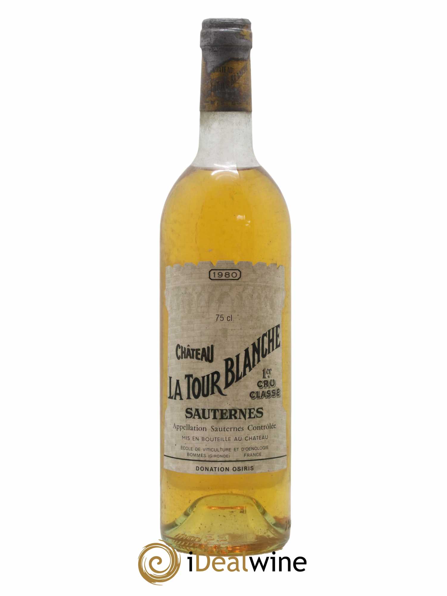 Château la Tour Blanche 1er Grand Cru Classé 1980 - Lotto di 1 bottiglia - 0